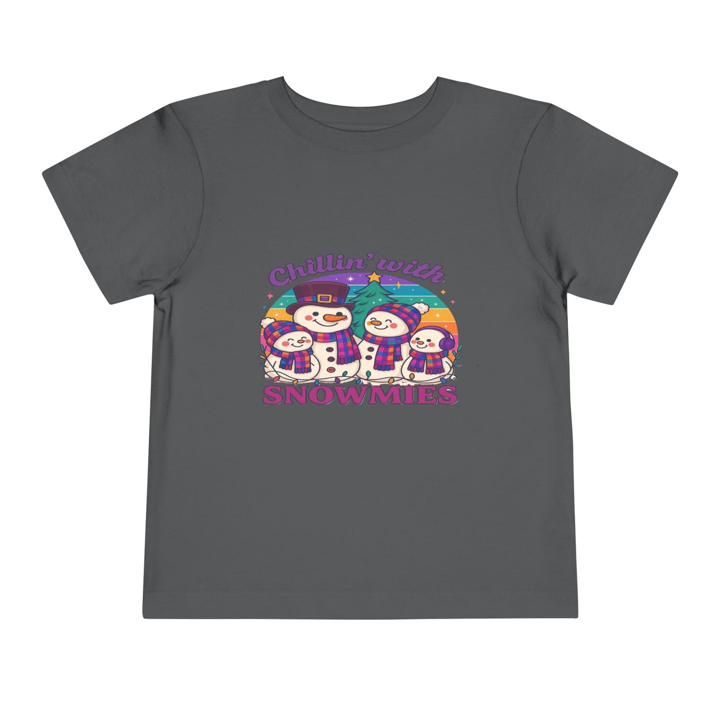 Chillin' with Snowmies Toddler Christmas Tee