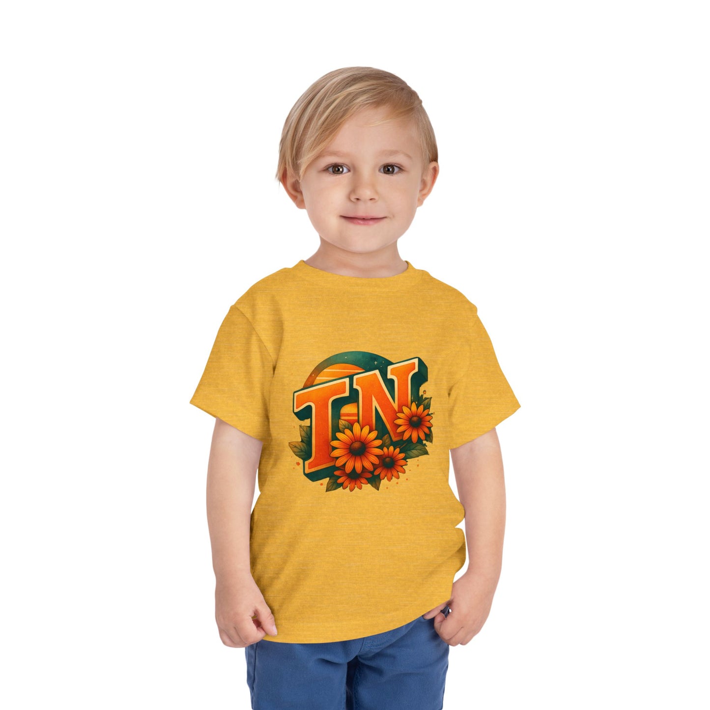 Toddler Tee Sunflower Sunset Design