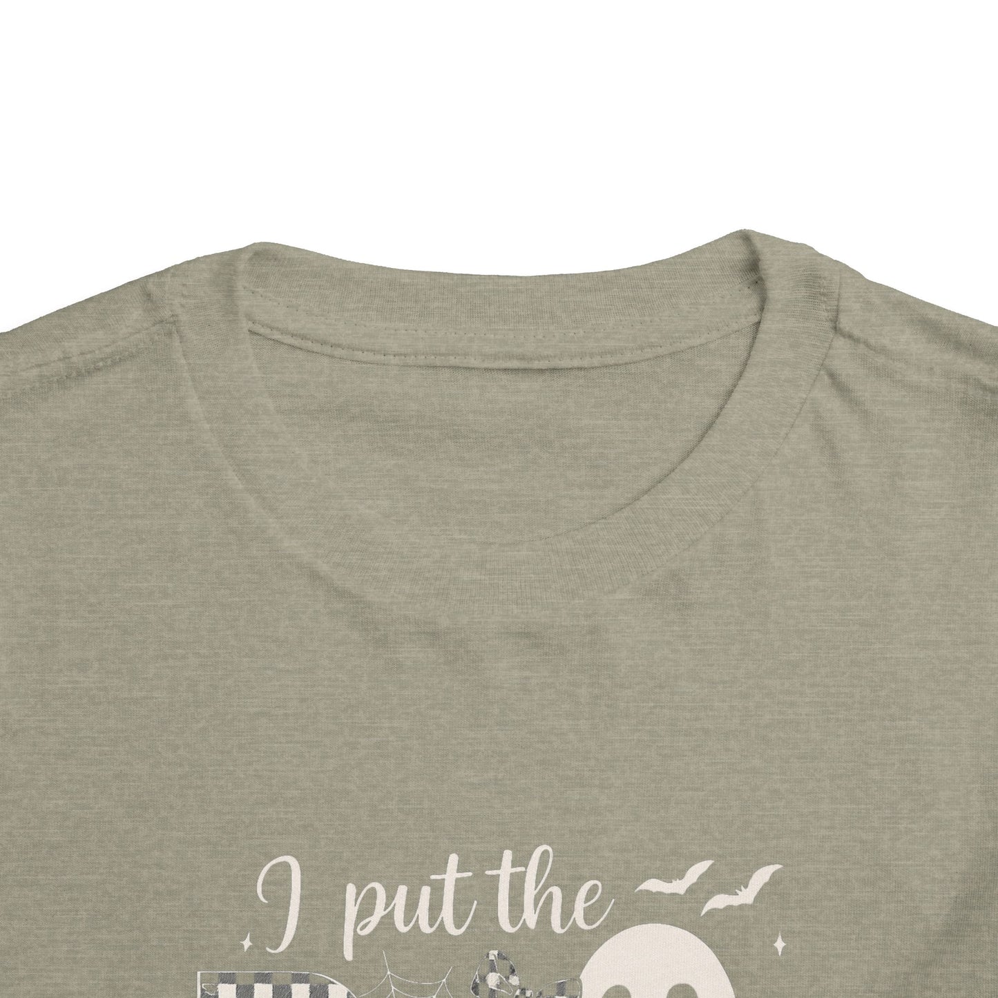 Boujee Halloween Toddler Tee: I Put the B in Boujee