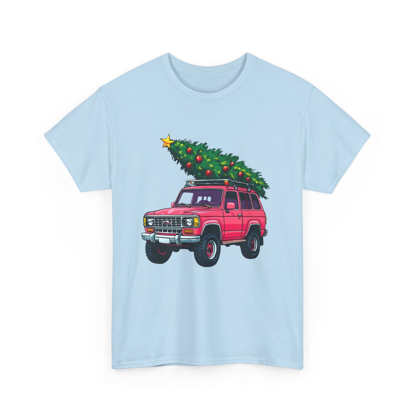 Pink SUV Christmas Tree Tee