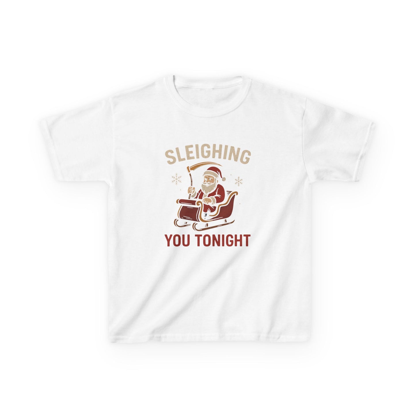 Sleighing You Tonight - Menacing Santa Kids Tee