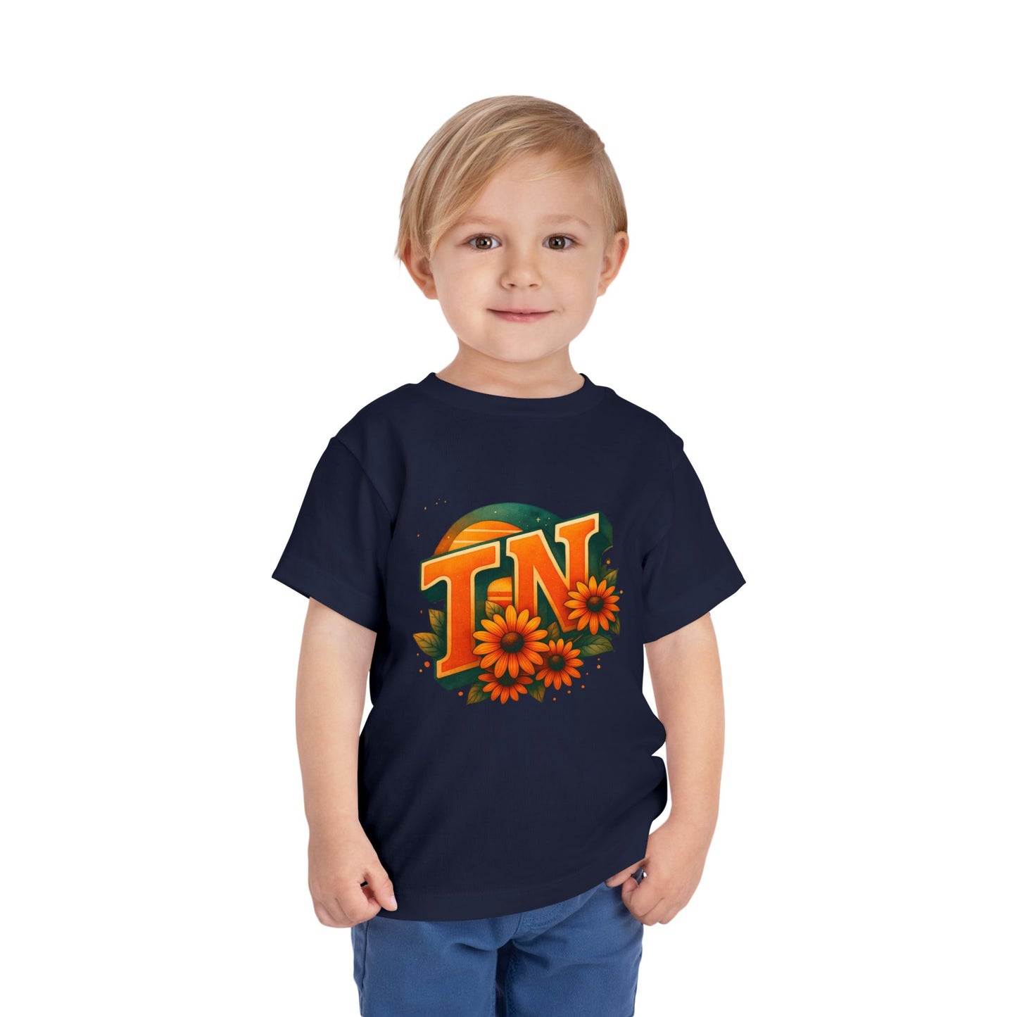 Toddler Tee Sunflower Sunset Design
