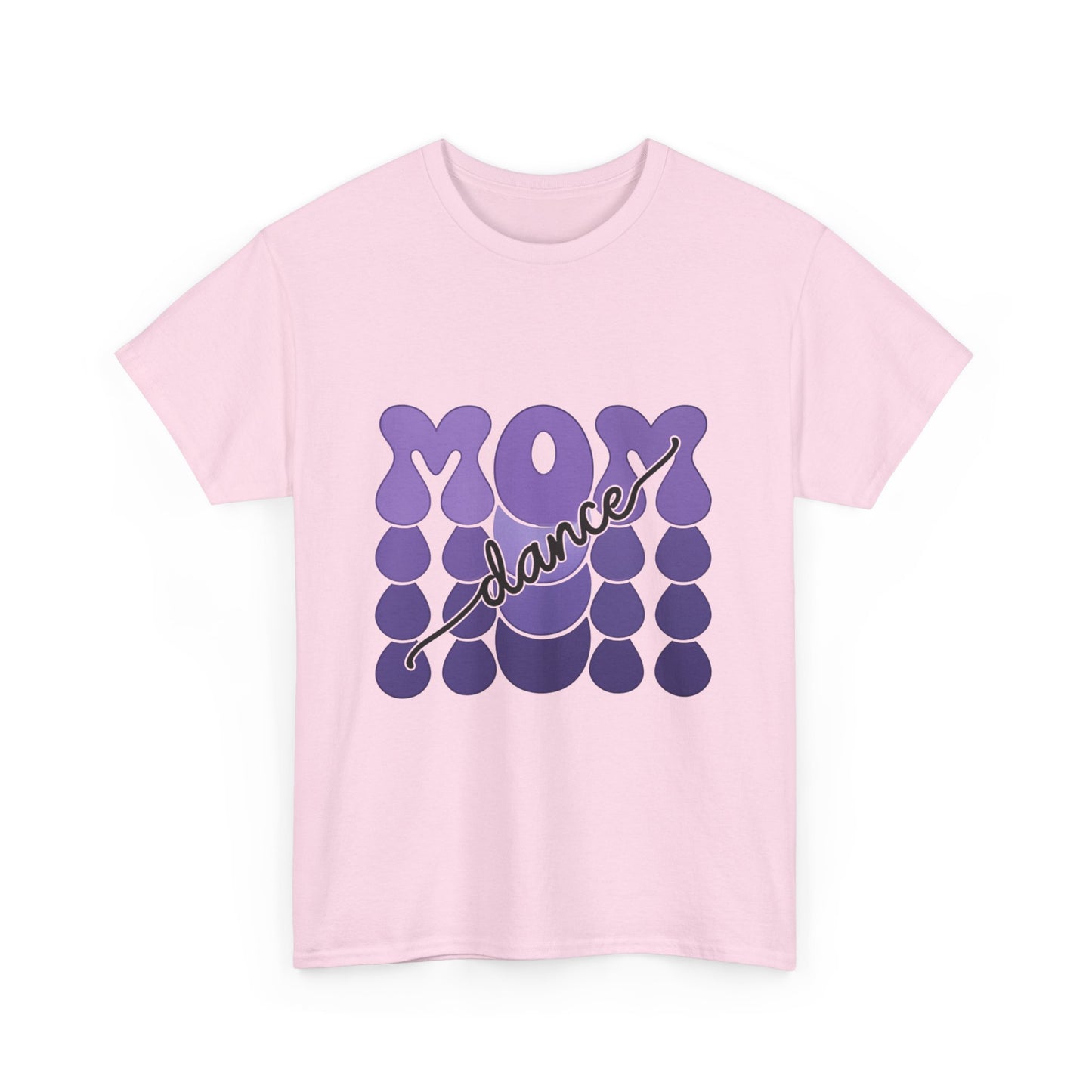 MOM Dance – Purple Letter Stage Spirit Tee