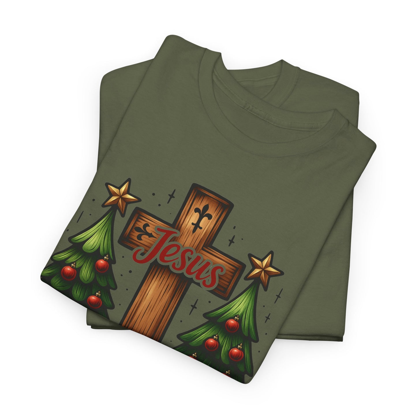Christmas Cross Unisex Tee