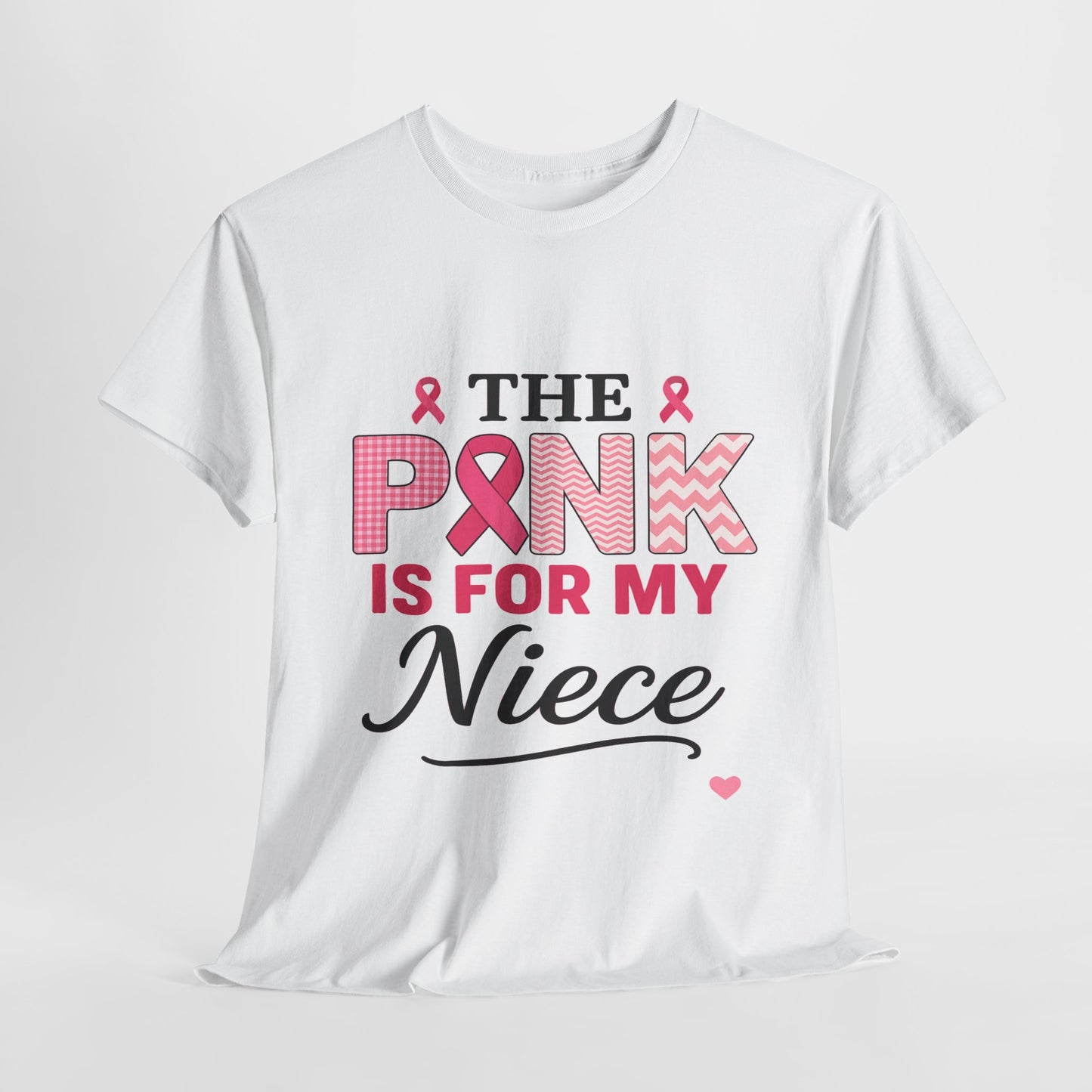 Pink Ribbon Niece Tee - Breast Cancer Awareness