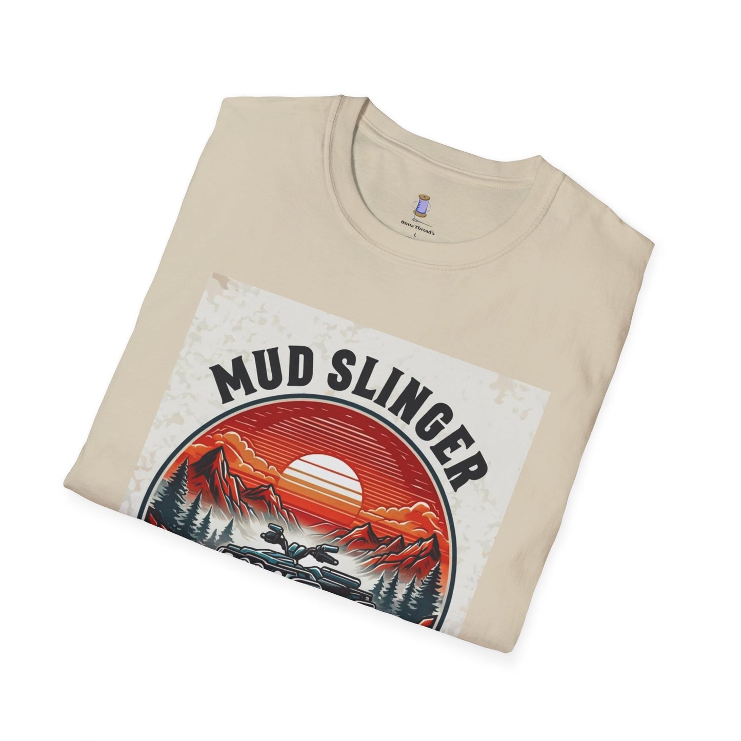 Mud Slinger Unisex Softstyle T-Shirt, Adventure Tee, Off-Road Enthusiast Shirt, Gift for Mud Lovers, Outdoor Sportswear, Gettin Dirty Tee