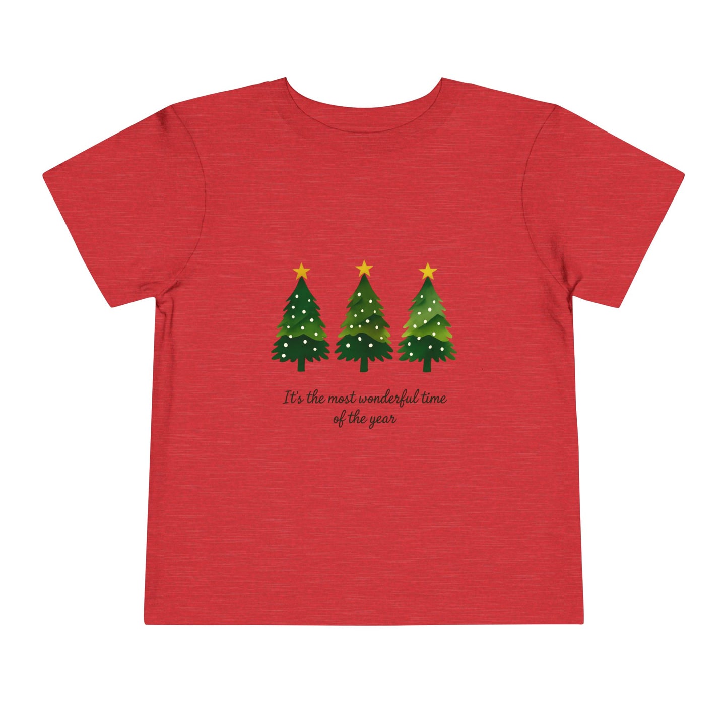 Watercolor Christmas Trees Toddler Tee