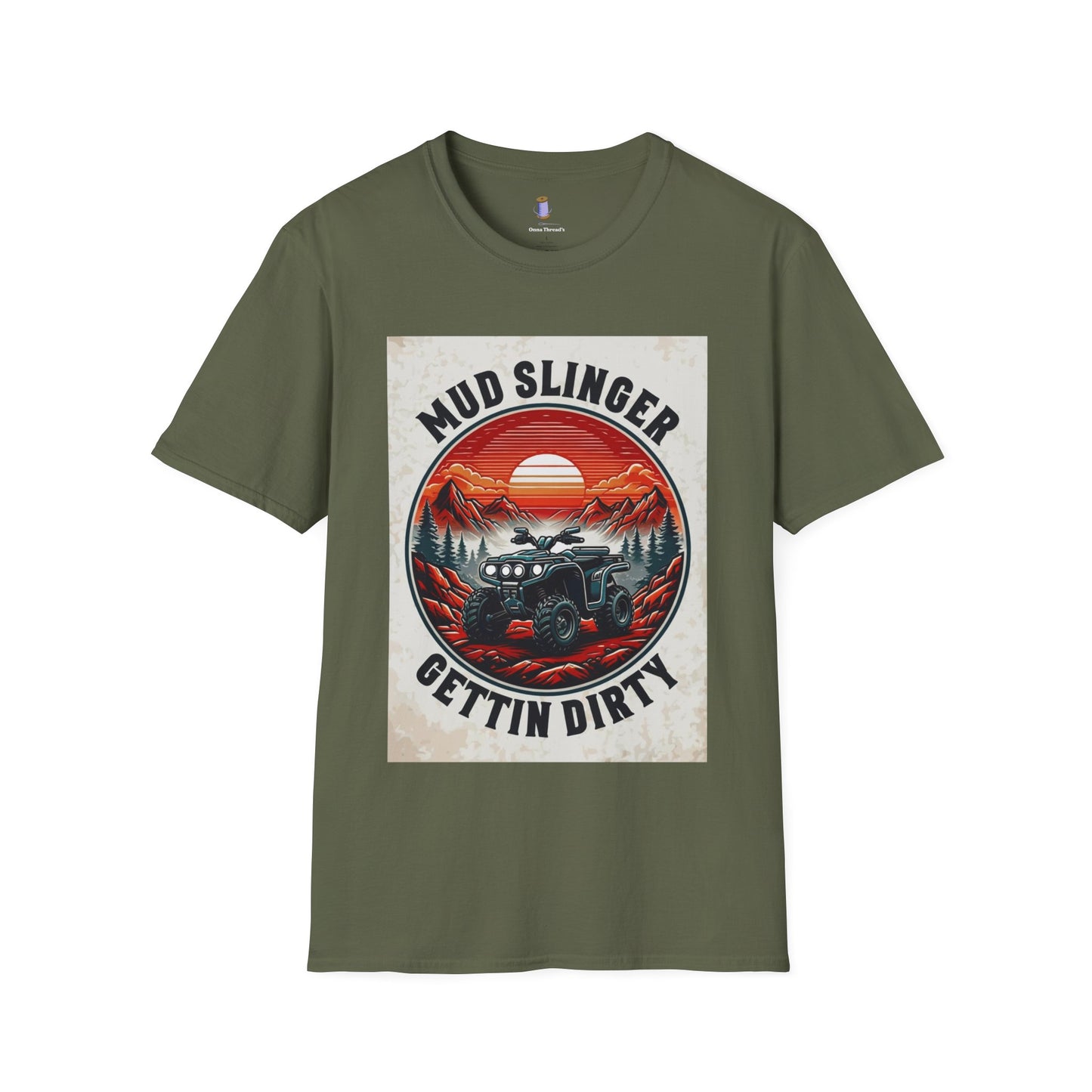 Mud Slinger Unisex Softstyle T-Shirt, Adventure Tee, Off-Road Enthusiast Shirt, Gift for Mud Lovers, Outdoor Sportswear, Gettin Dirty Tee
