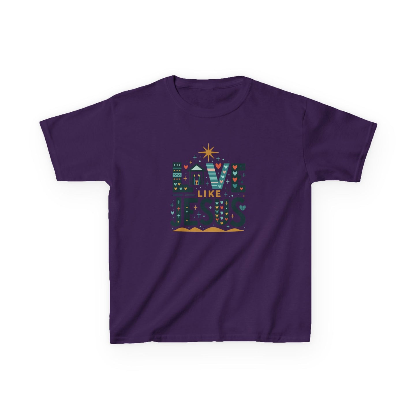 Love Like Jesus - Dino Christmas Tee