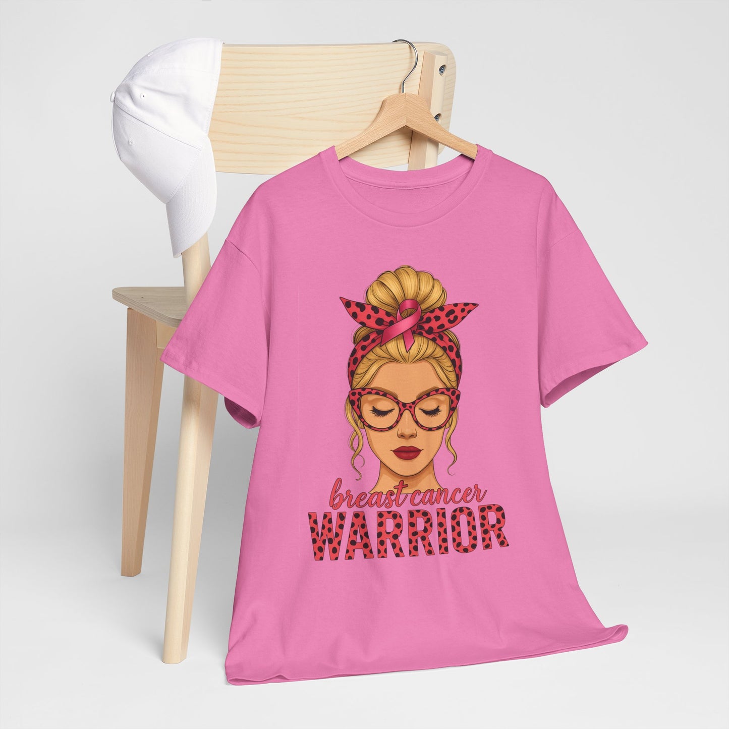 Breast Cancer Warrior Tee - Pink Ribbon Support