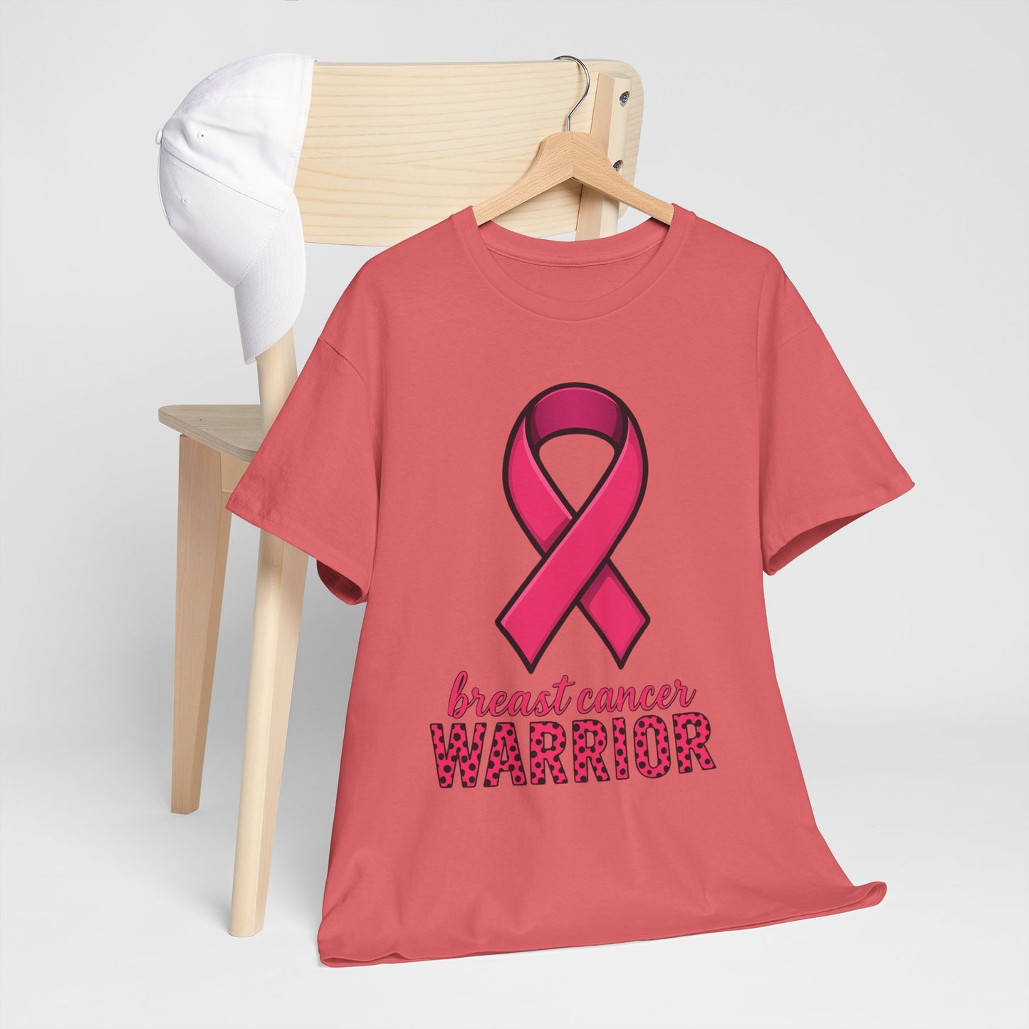 Breast Cancer Warrior Pink Ribbon Tee
