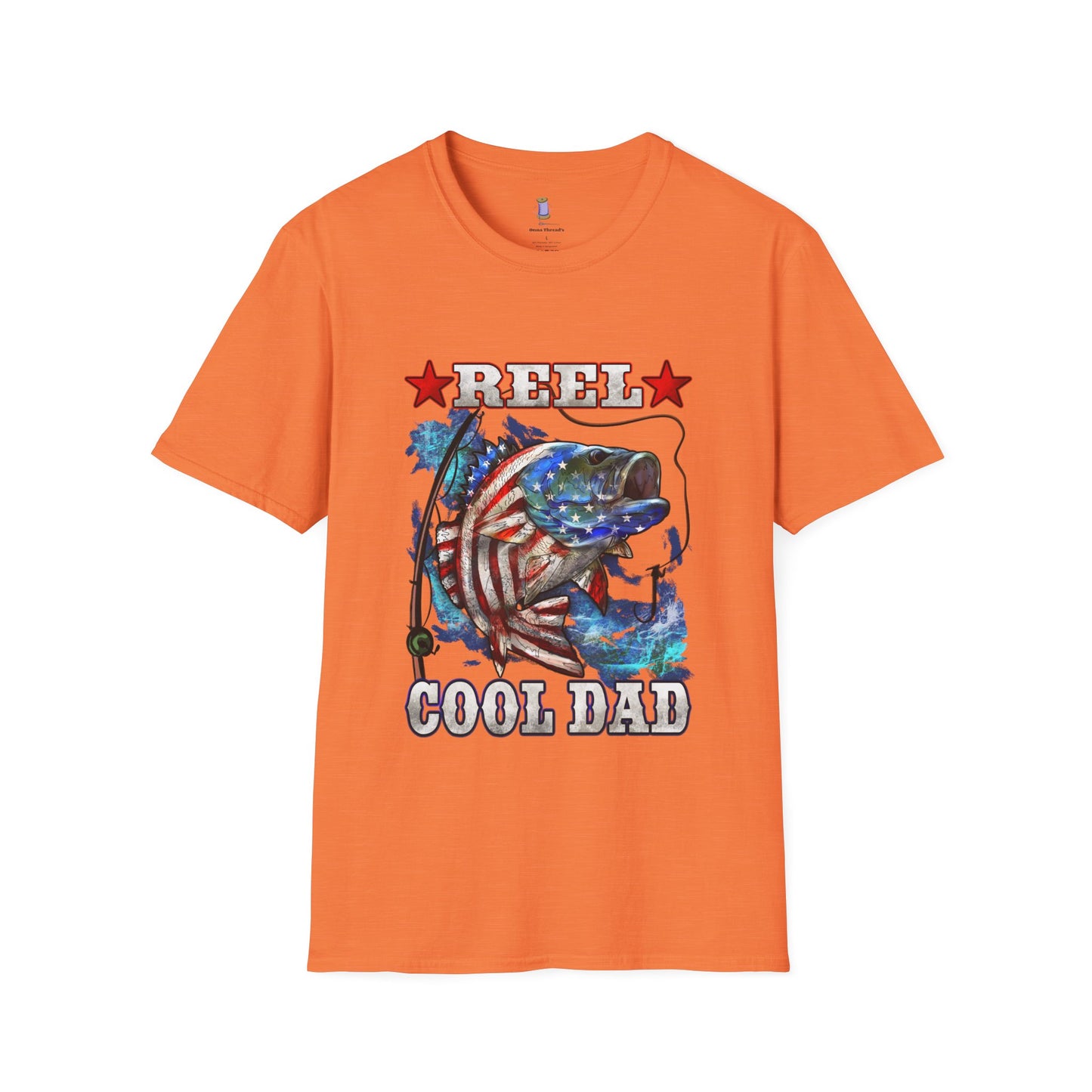 Reel Cool Dad T-Shirt | Fishing Gift | Father's Day Tee | Unisex Casual Wear | Outdoor Adventure Shirt | Dad Humor Clothing