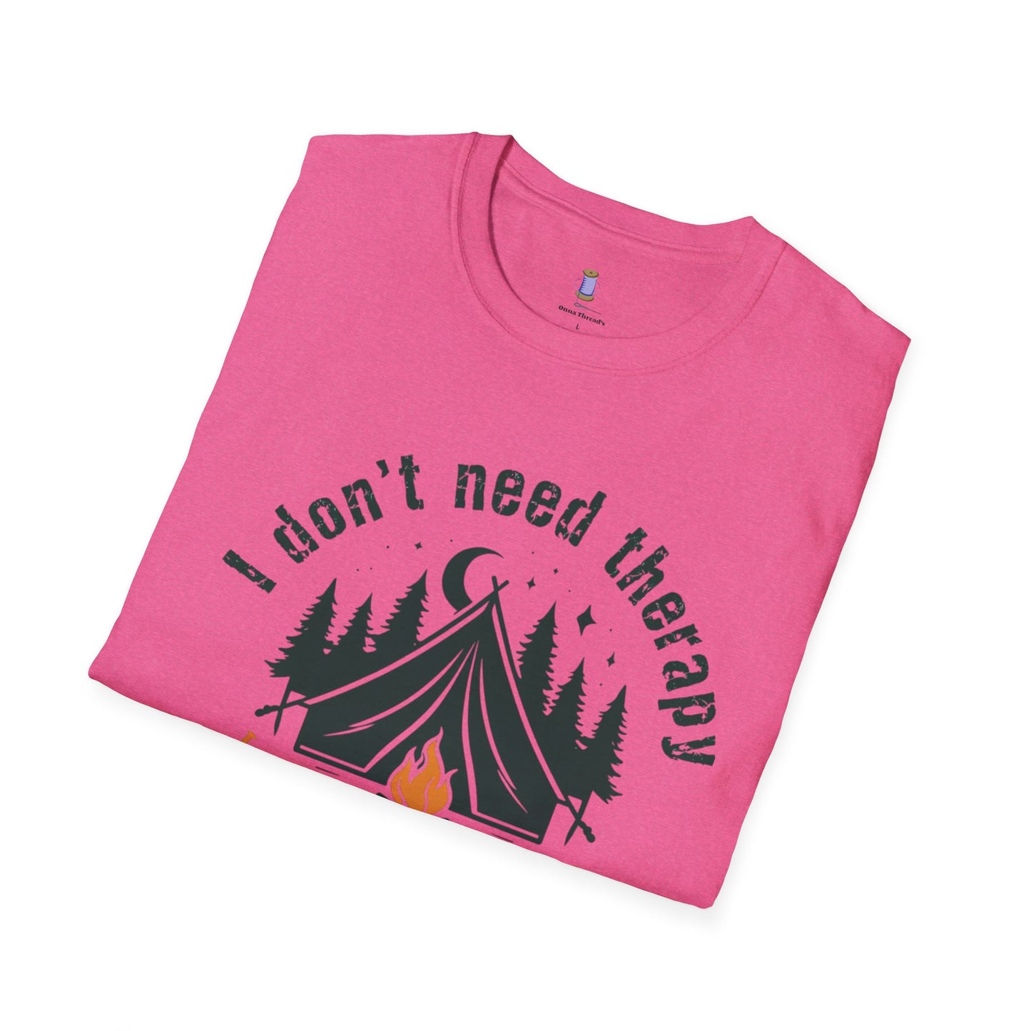 Camping Therapy Unisex T-Shirt | Outdoor Enthusiast Gift | Nature Lover Tee | Adventure Shirt | Camping Apparel