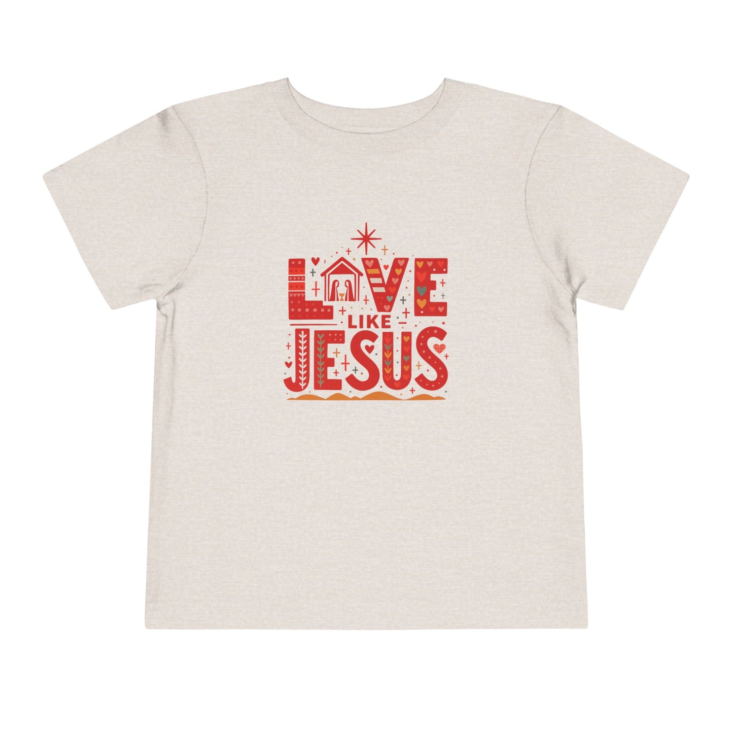 Love Like Jesus Toddler Christmas Tee