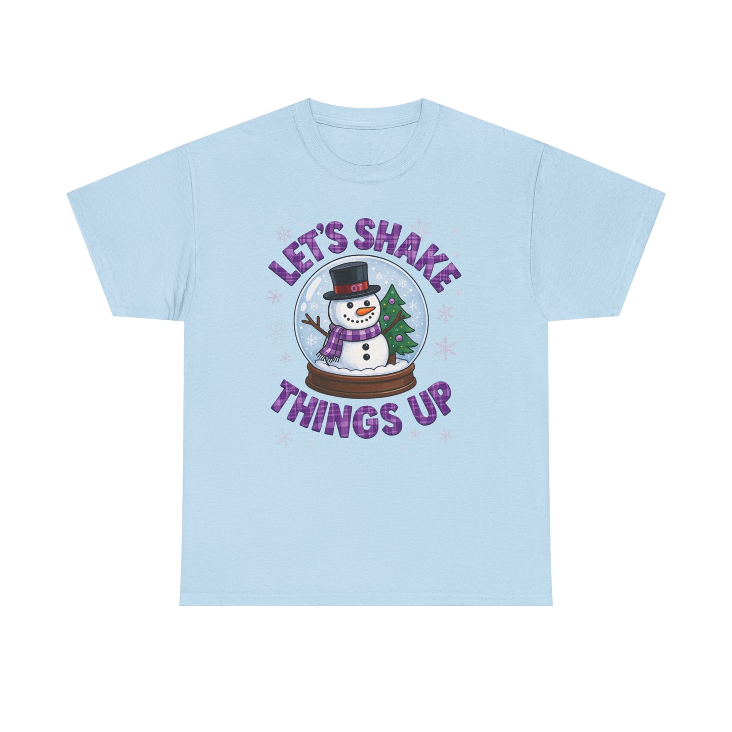Snow Globe Tee with Let's Shake Things Up Design