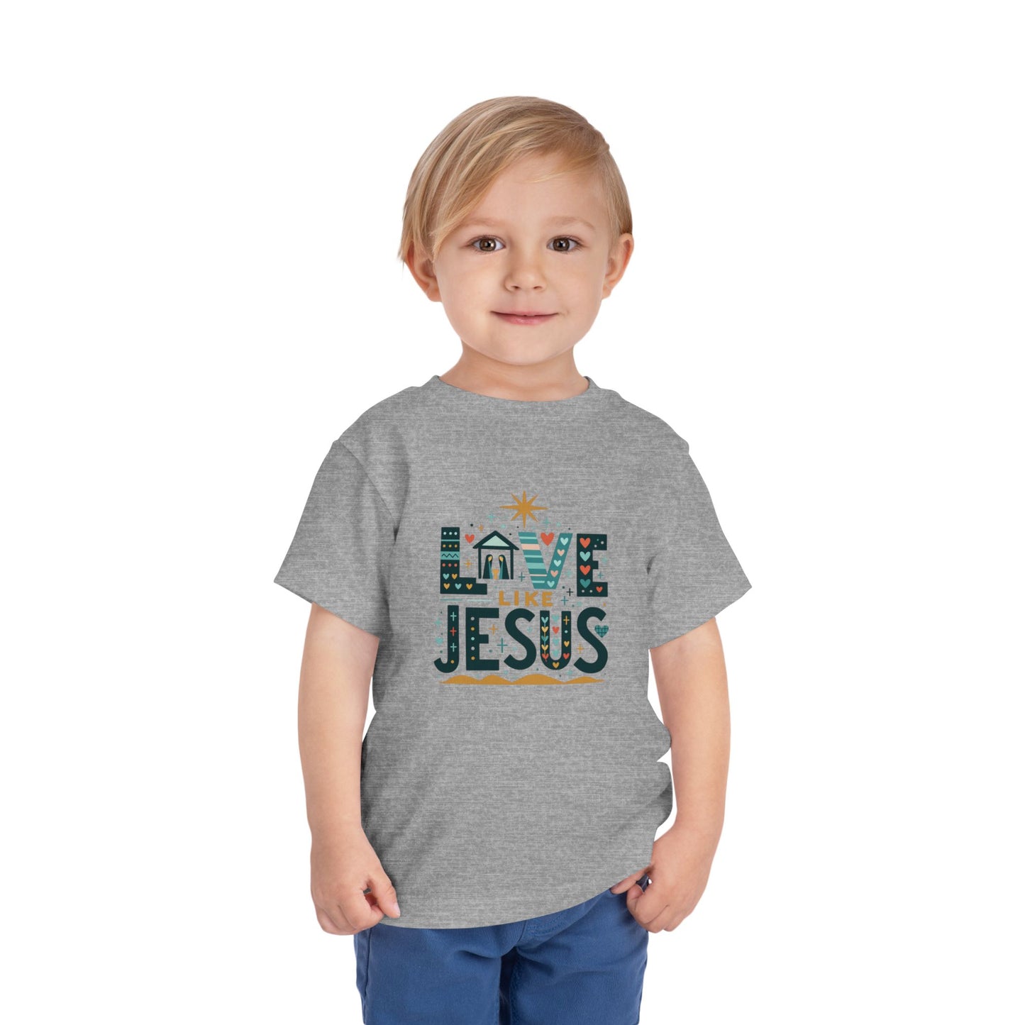 Love Like Jesus Christmas Tee - Toddler Holiday Shirt