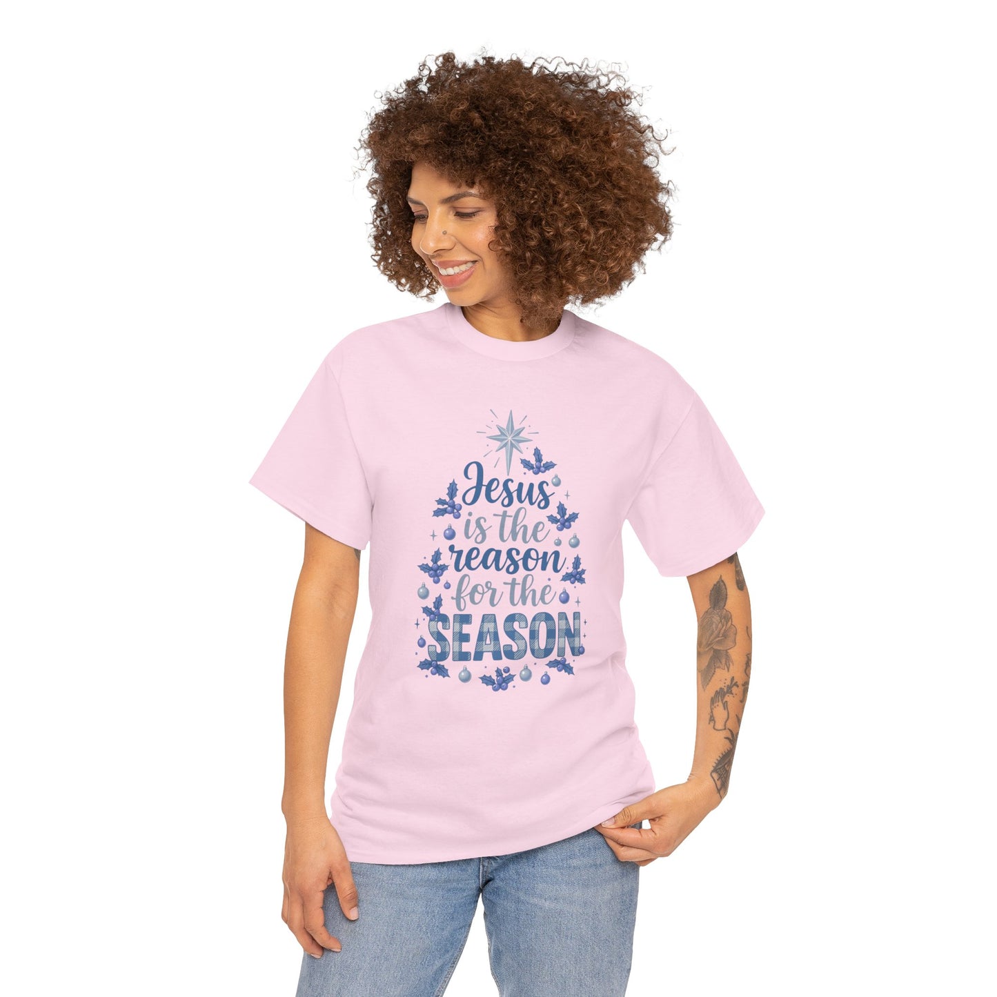 Jesus is the Reason Christmas Tree Tee