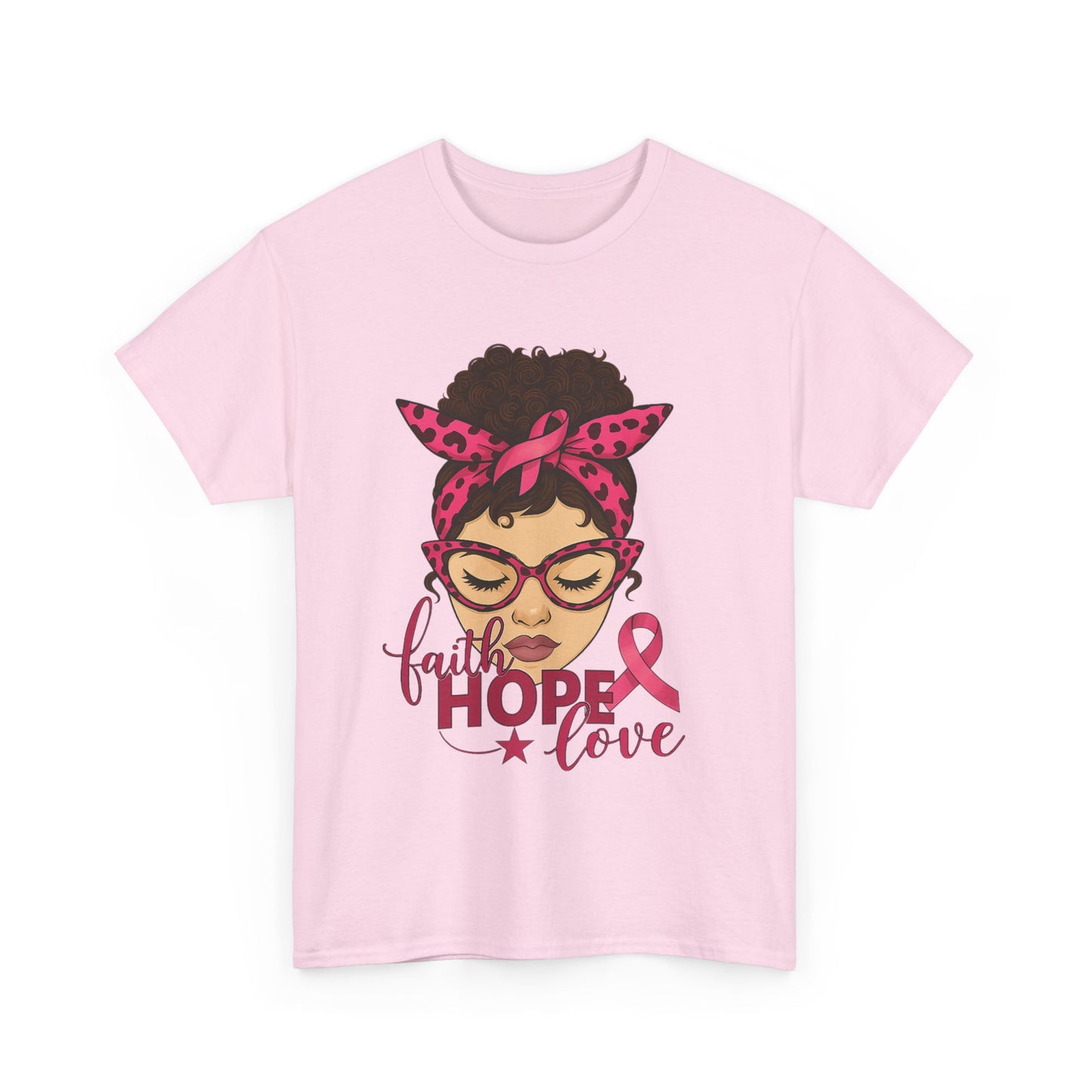 Hope, Faith, Love: Breast Cancer Awareness Tee