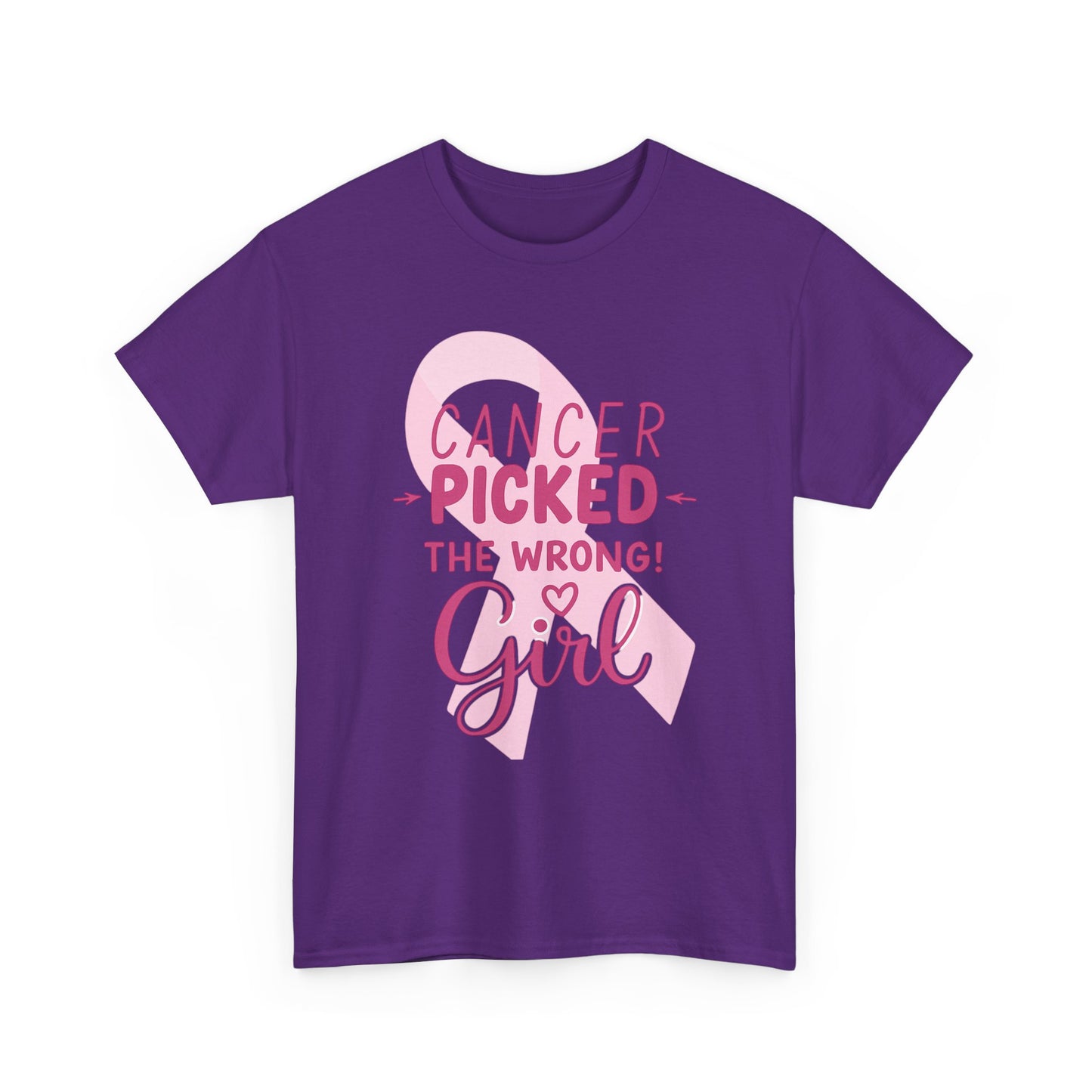 Cancer: The Wrong Picked Girl - Pink Ribbon Tee