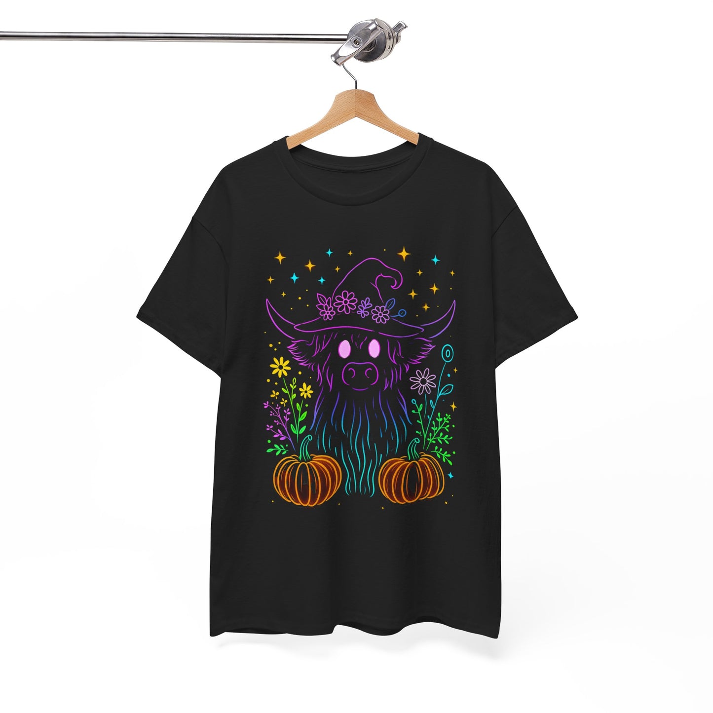 Highland Cow Witch Hat Tee