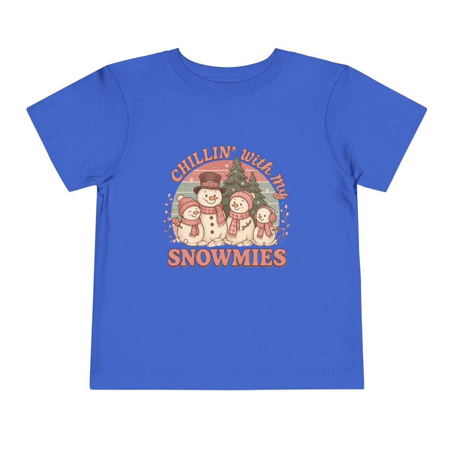 Chillin' Snowmies Toddler Christmas Tee