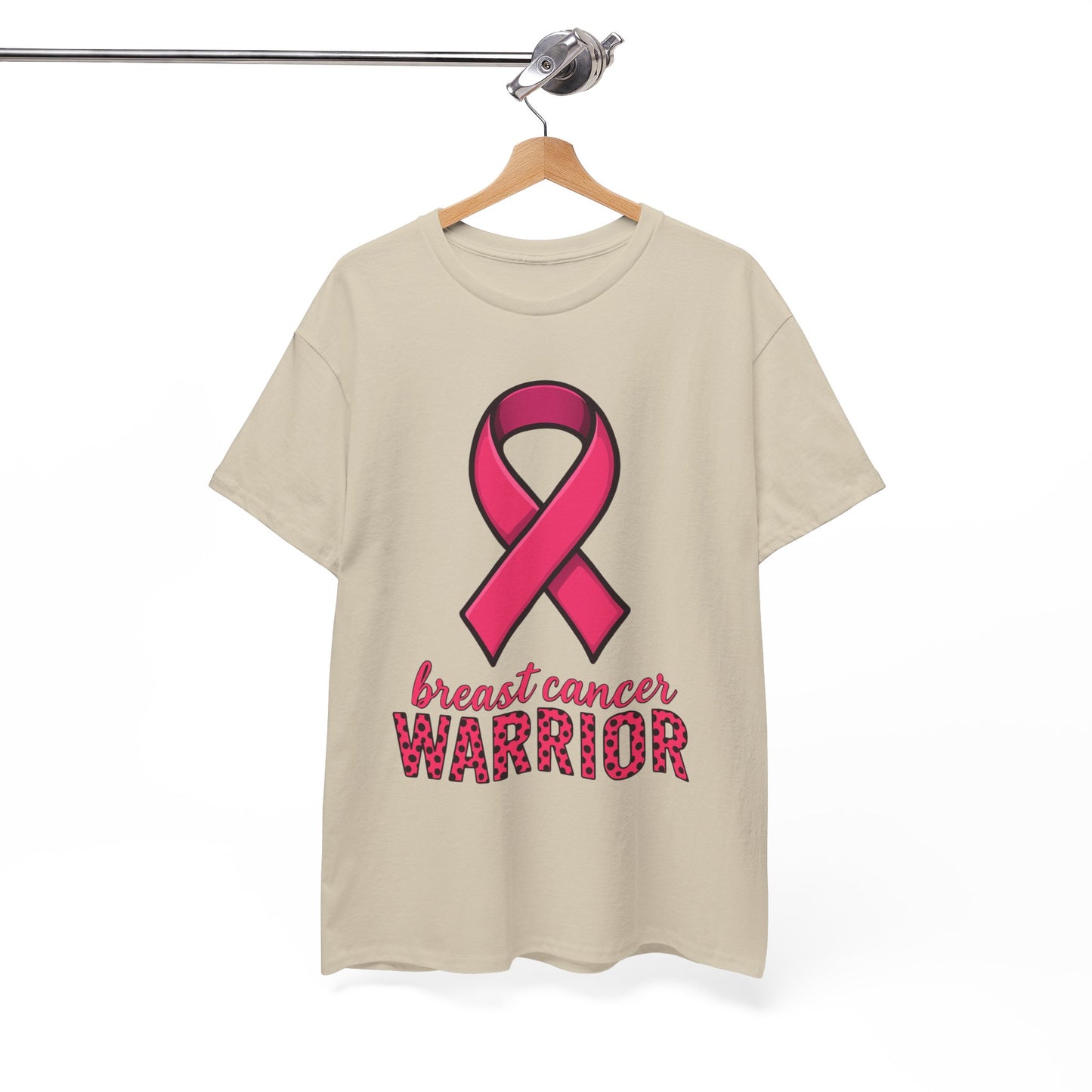 Breast Cancer Warrior Pink Ribbon Tee