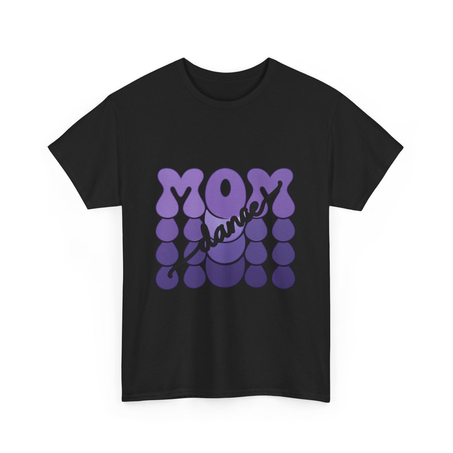 MOM Dance – Purple Letter Stage Spirit Tee