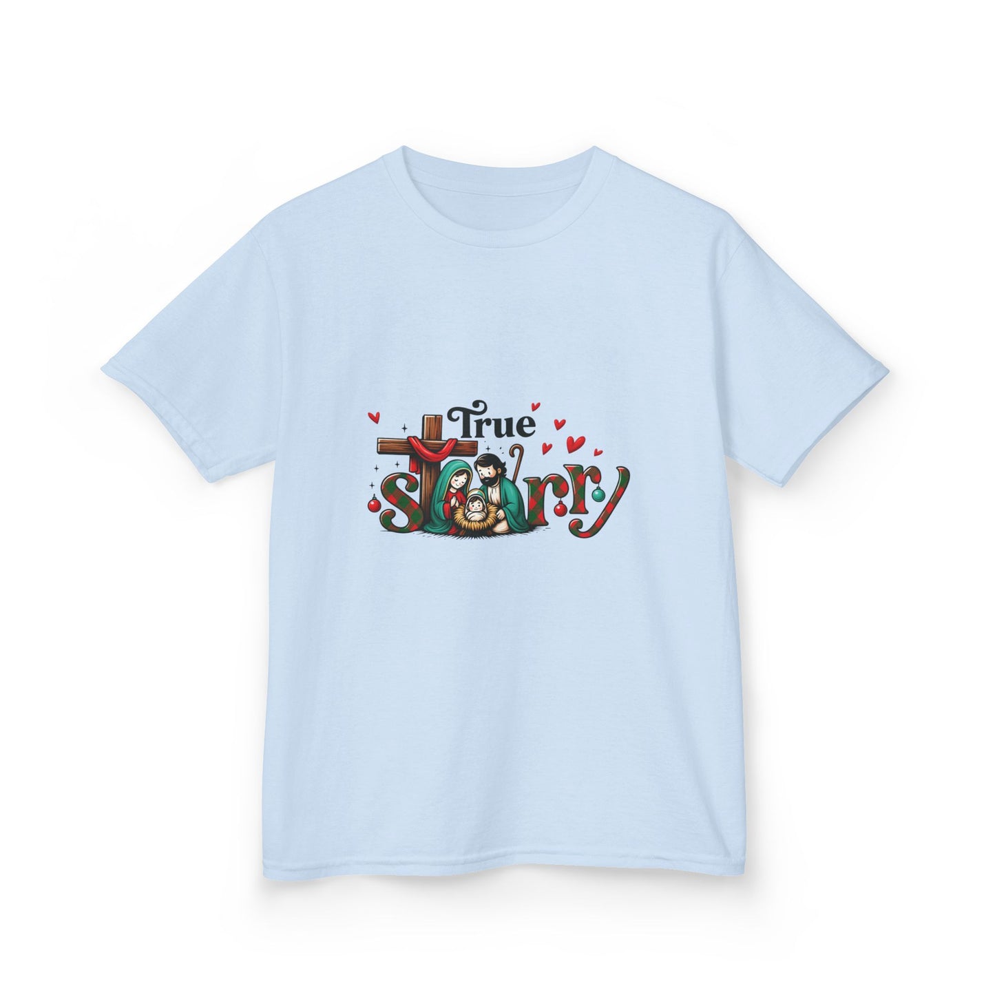 True Story Nativity Christmas Tee - Dinosaur Fun!