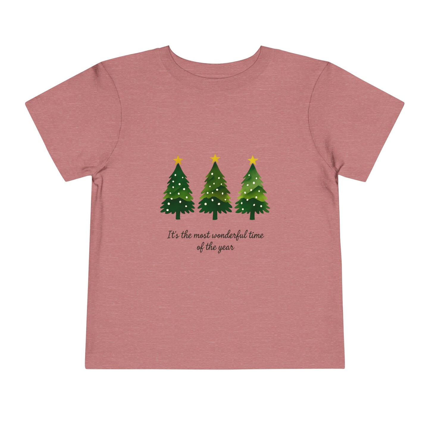 Watercolor Christmas Trees Toddler Tee