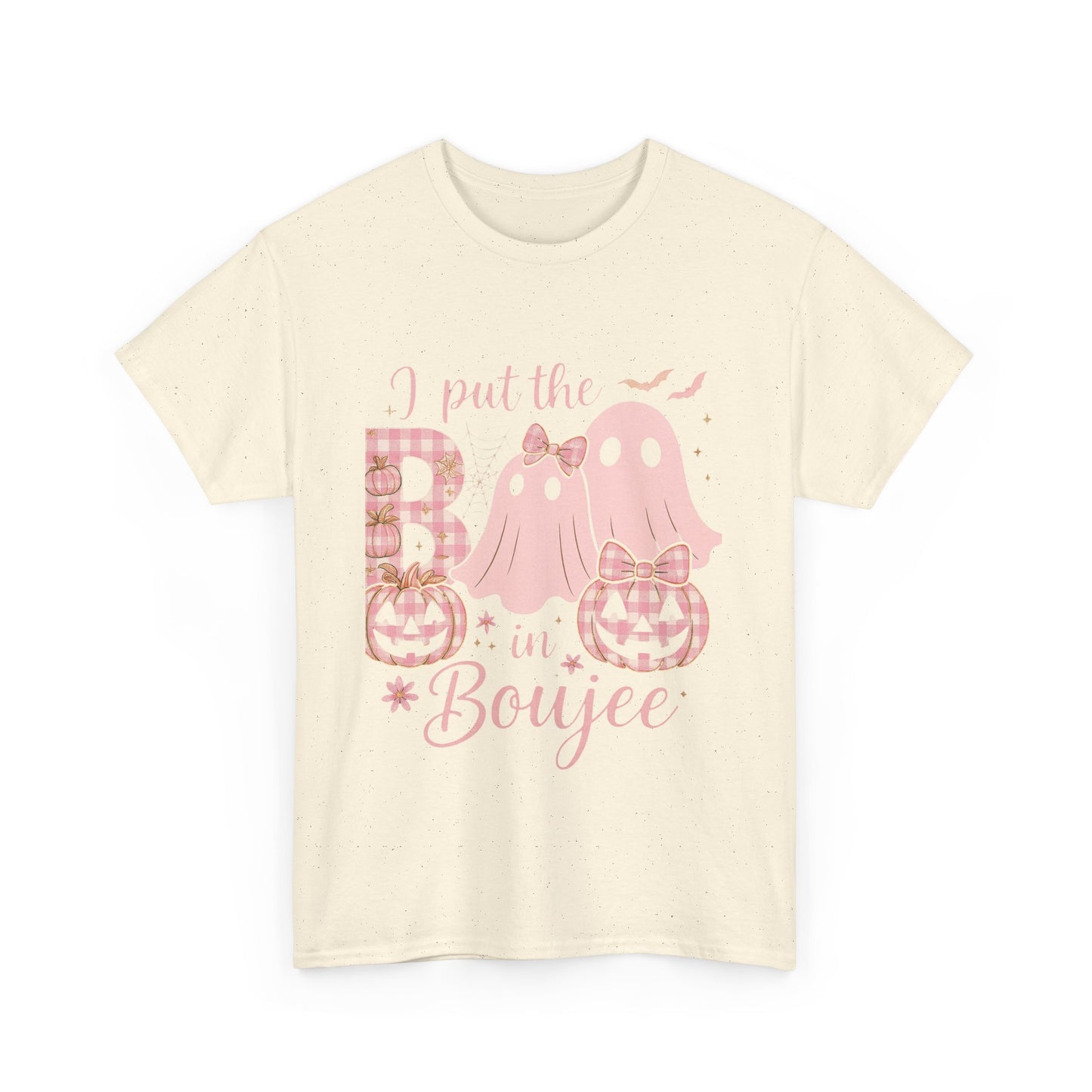 I Put The B In Boujee Pink Halloween Tee