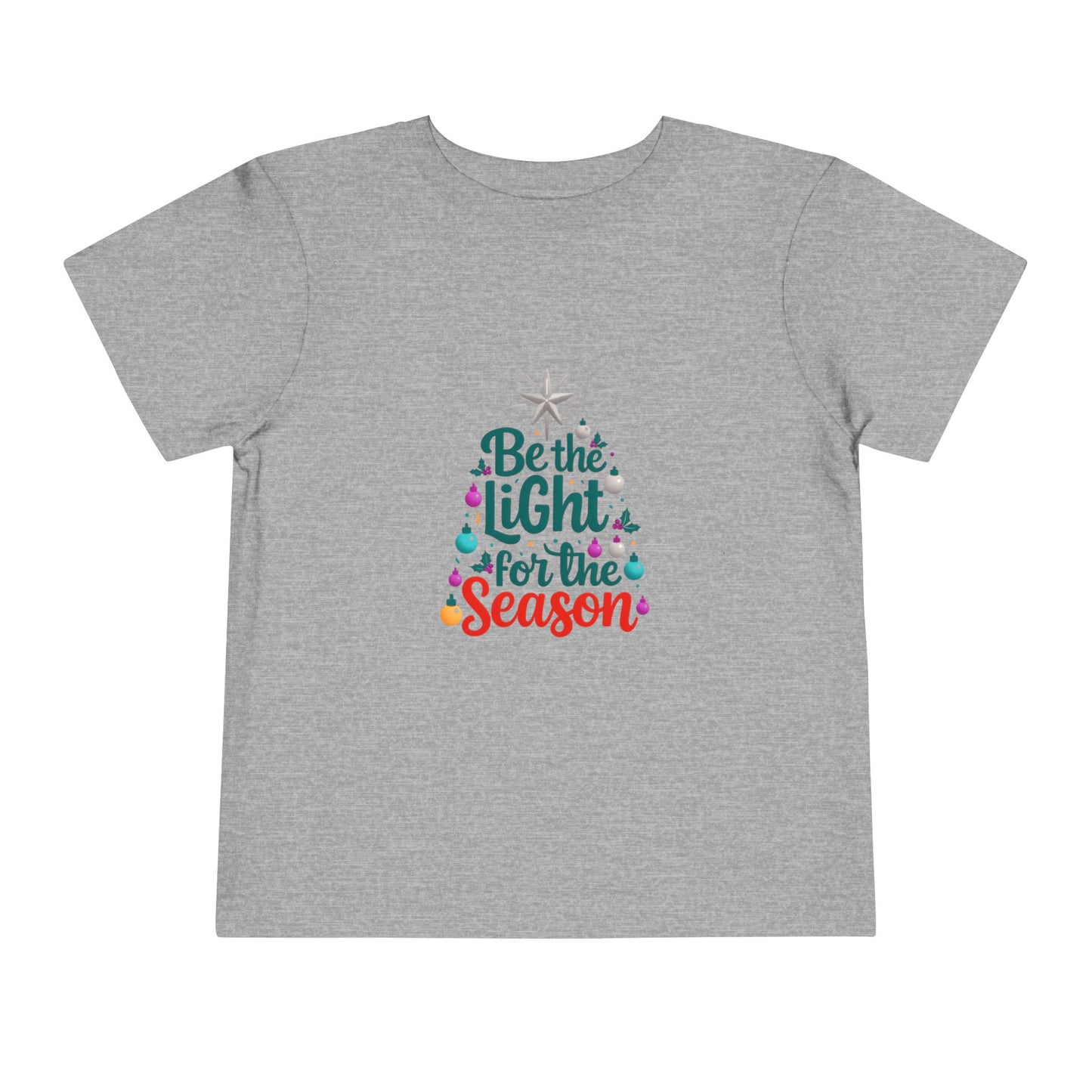Be the Light Toddler Christmas Tee
