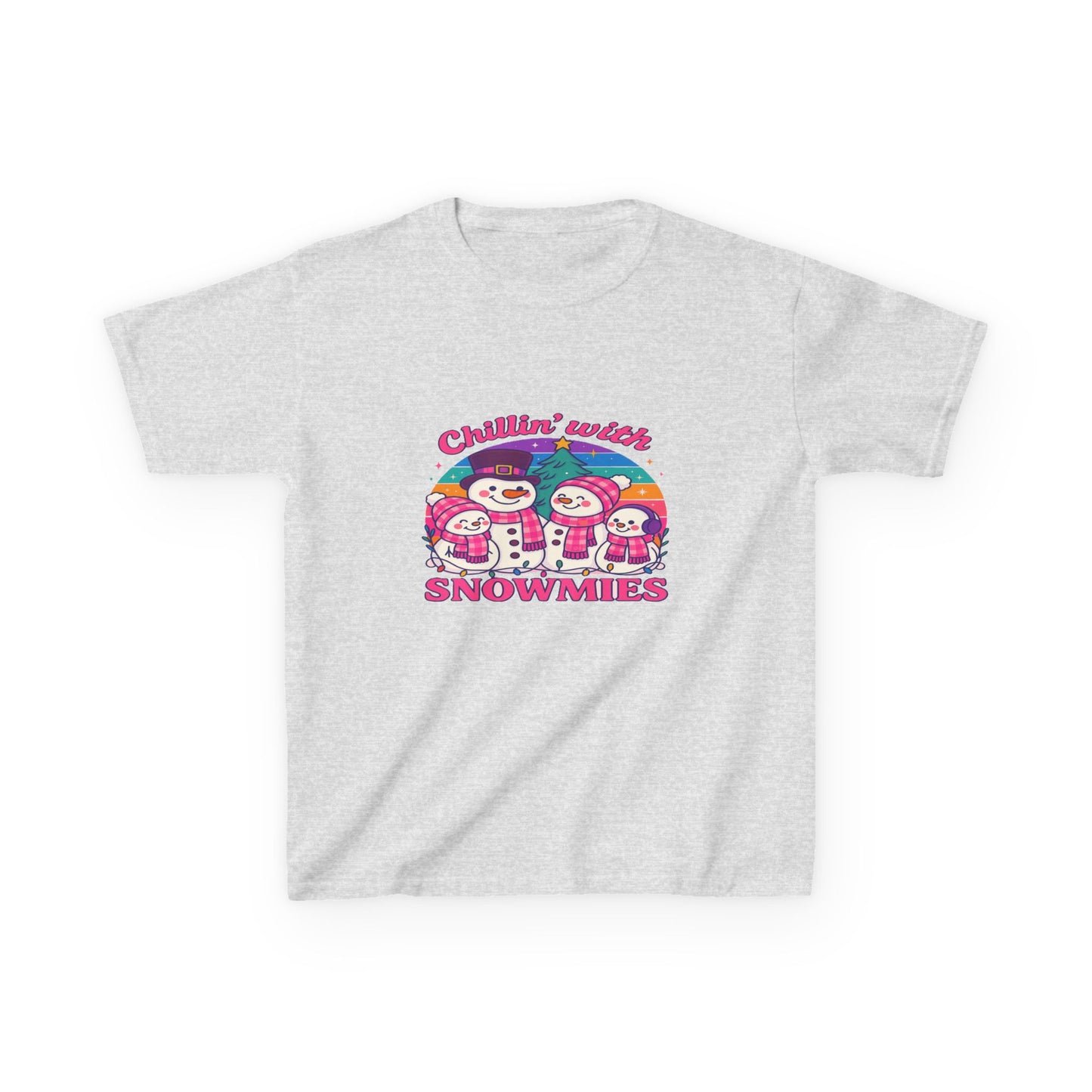 Chillin' with Snowmies Christmas Kids Tee