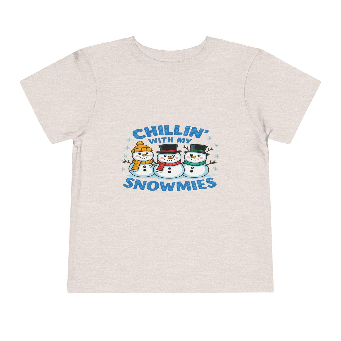 Chillin' with My Snowmies Toddler Christmas Tee