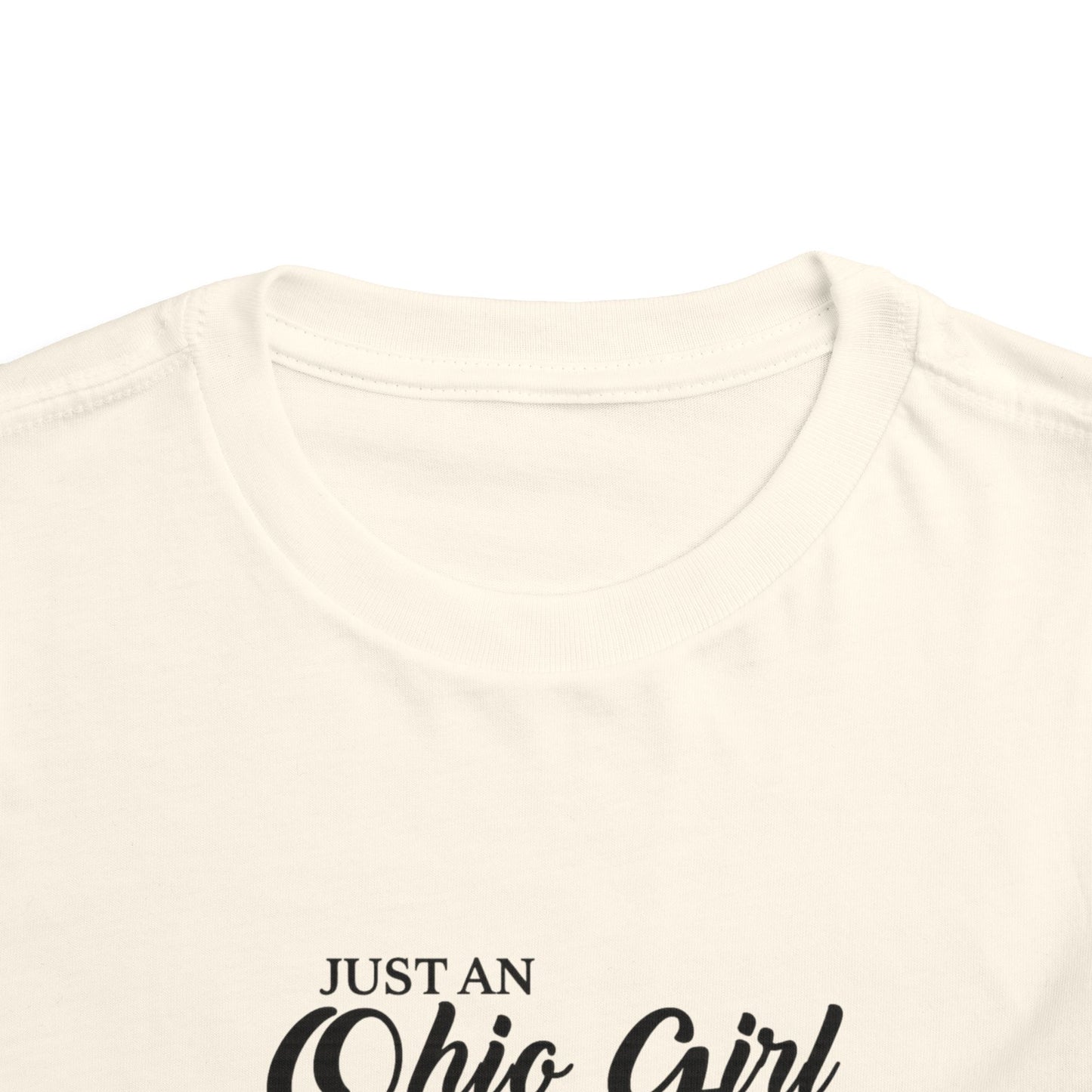 Toddler Tee Ohio Girl in North Carolina World Design Shirt