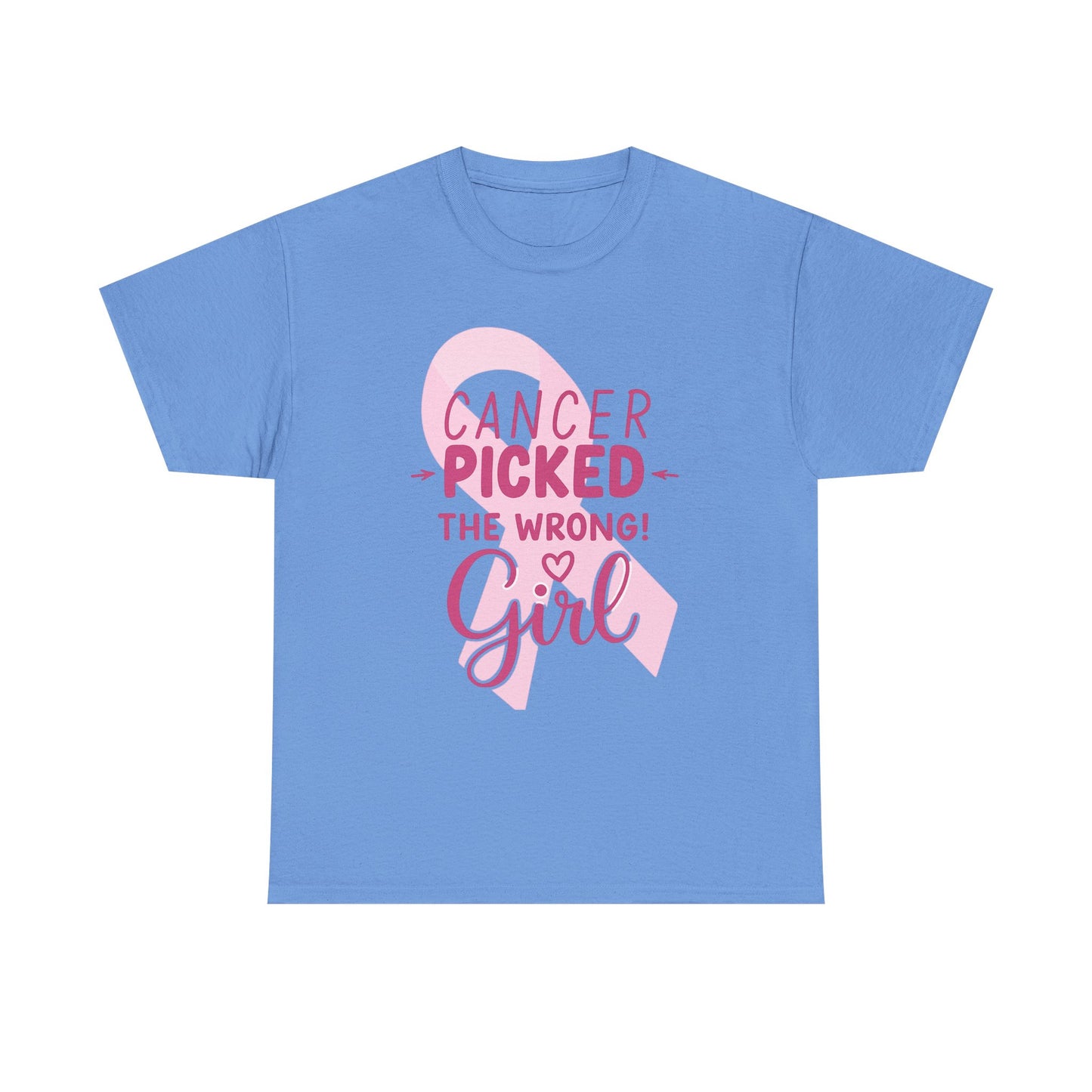 Cancer: The Wrong Picked Girl - Pink Ribbon Tee