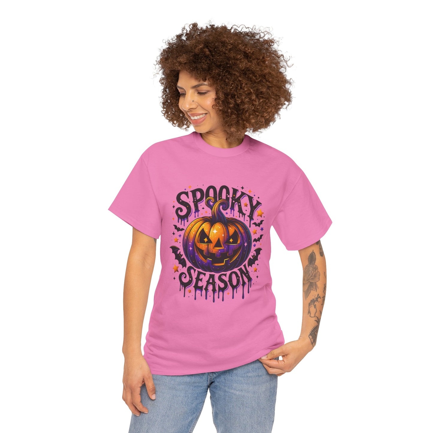 Spooky Season Jack O Lantern Halloween Tee