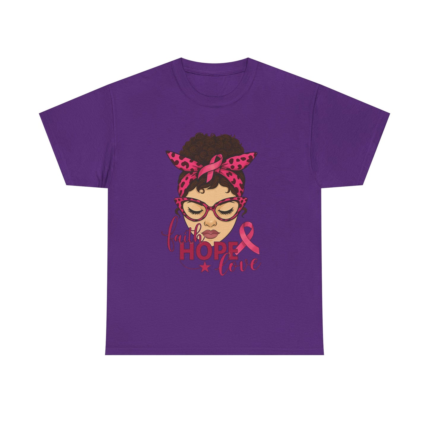 Hope, Faith, Love: Breast Cancer Awareness Tee
