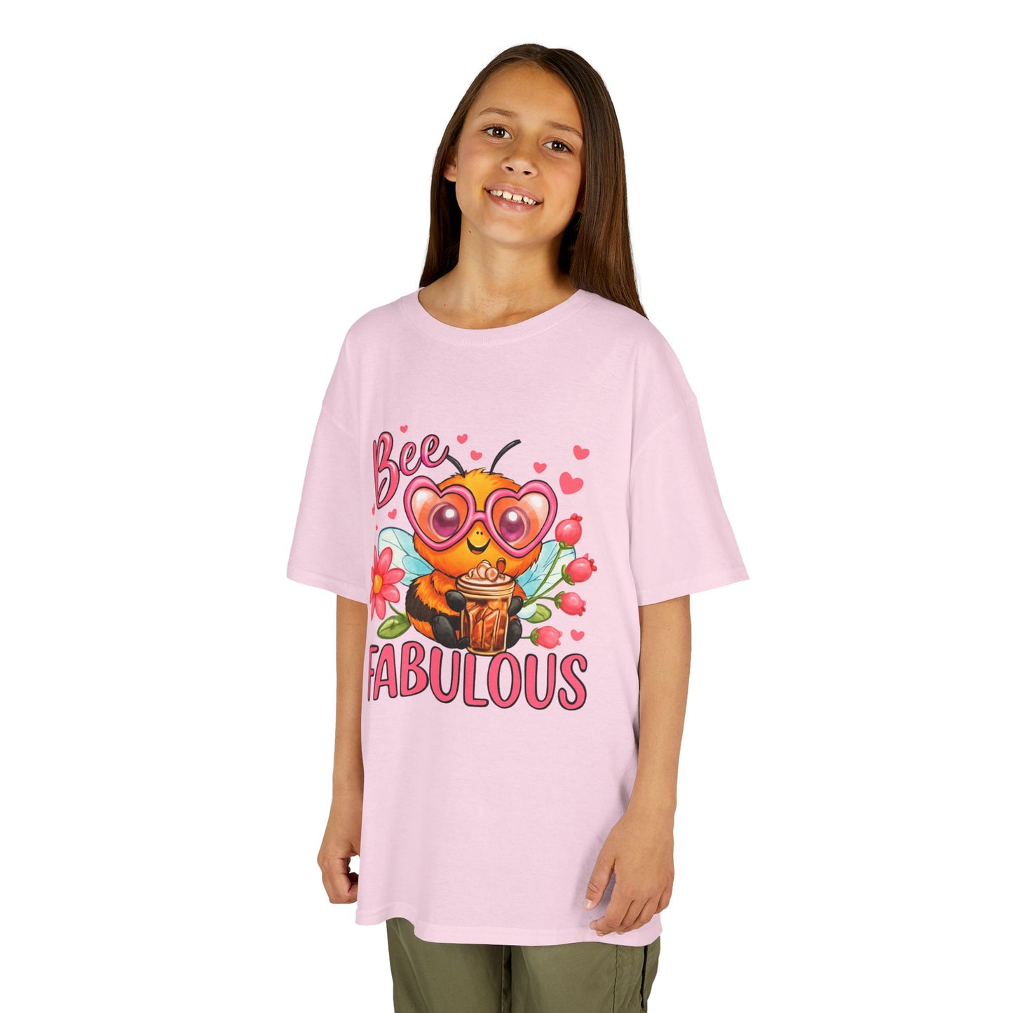 Bee Fabulous Kids Tee | Cute Kids T-Shirt, Birthday Gift, Summer Wear, Flower Lover Tee, Kids Fashion