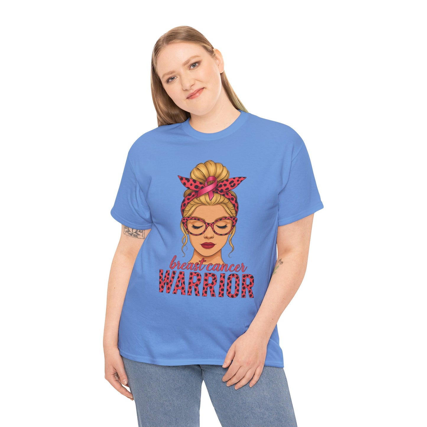 Breast Cancer Warrior Tee - Pink Ribbon Support