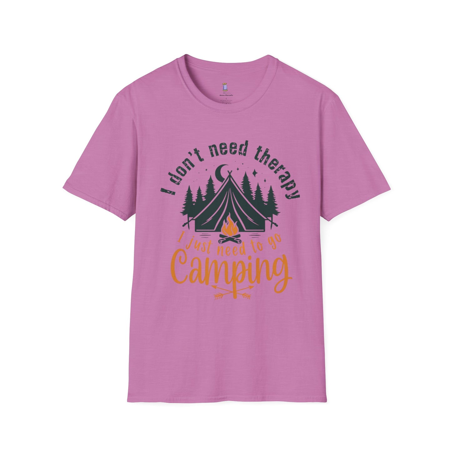 Camping Therapy Unisex T-Shirt | Outdoor Enthusiast Gift | Nature Lover Tee | Adventure Shirt | Camping Apparel