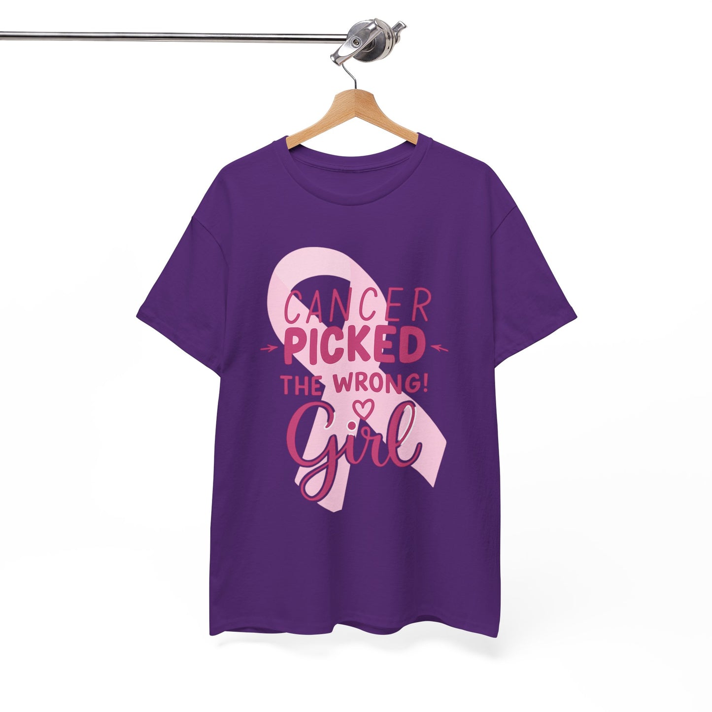 Cancer: The Wrong Picked Girl - Pink Ribbon Tee
