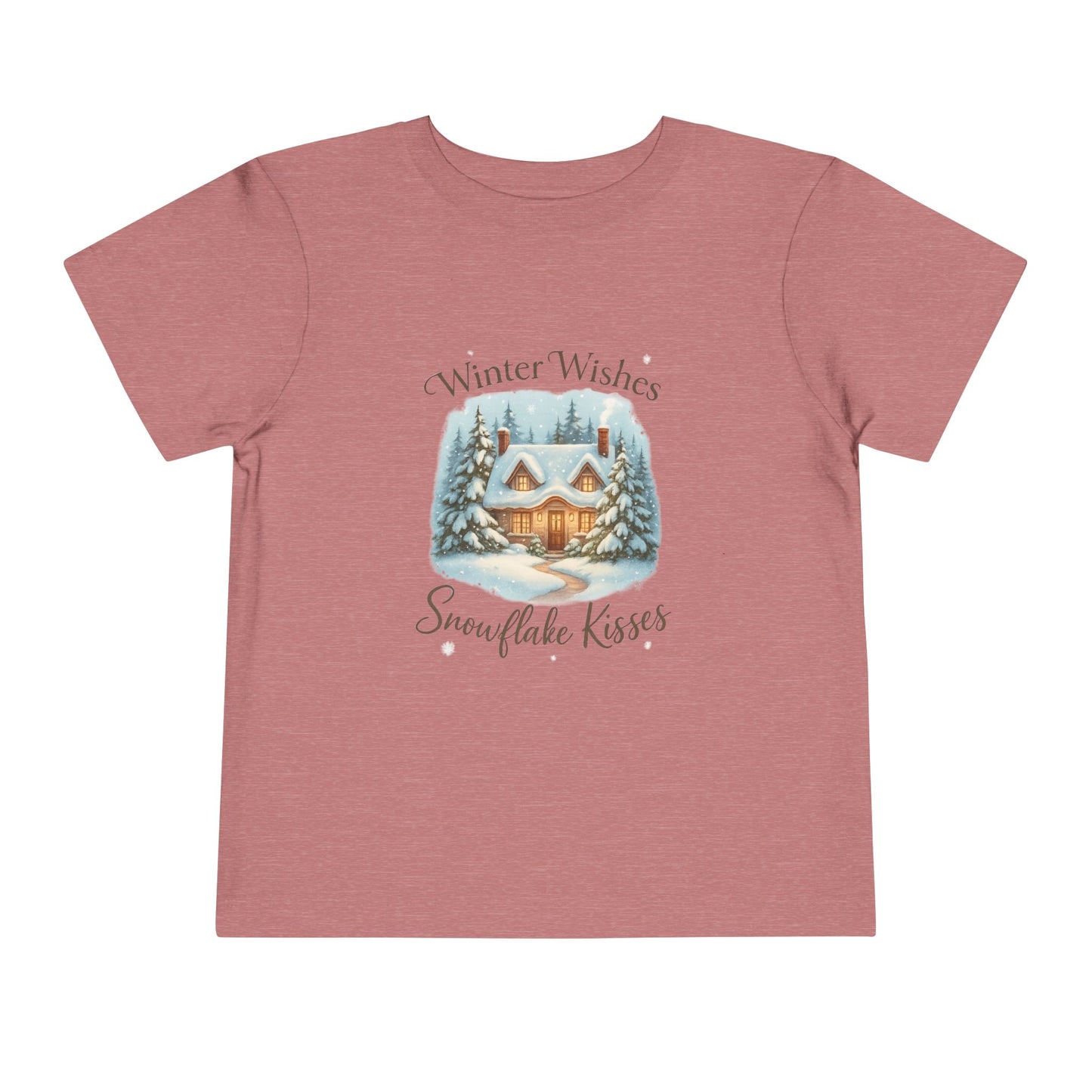 Winter Wishes Cottage Christmas Tee - Toddler Holiday
