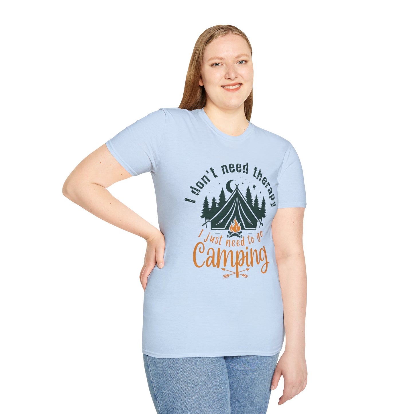 Camping Therapy Unisex T-Shirt | Outdoor Enthusiast Gift | Nature Lover Tee | Adventure Shirt | Camping Apparel