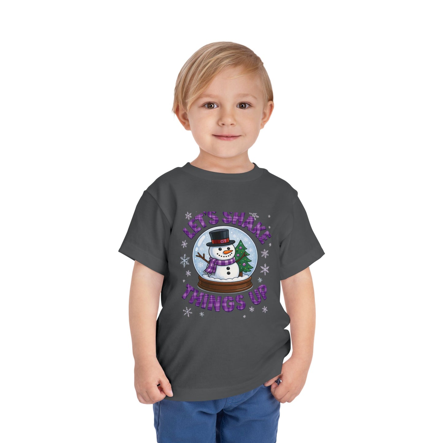 Shake Things Up! Snowman Christmas Toddler Tee