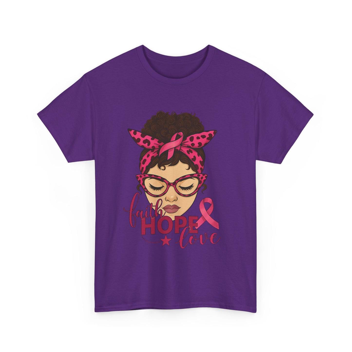 Hope, Faith, Love: Breast Cancer Awareness Tee