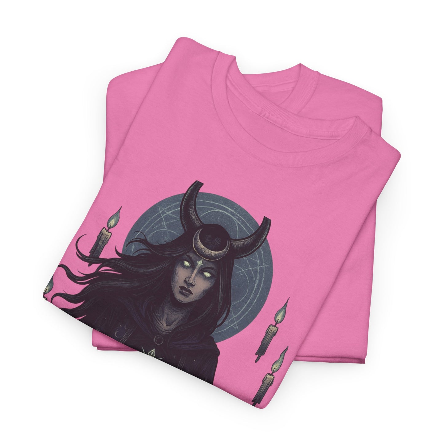 Moonlit Sorceress – Enchanted Candlelight Tee