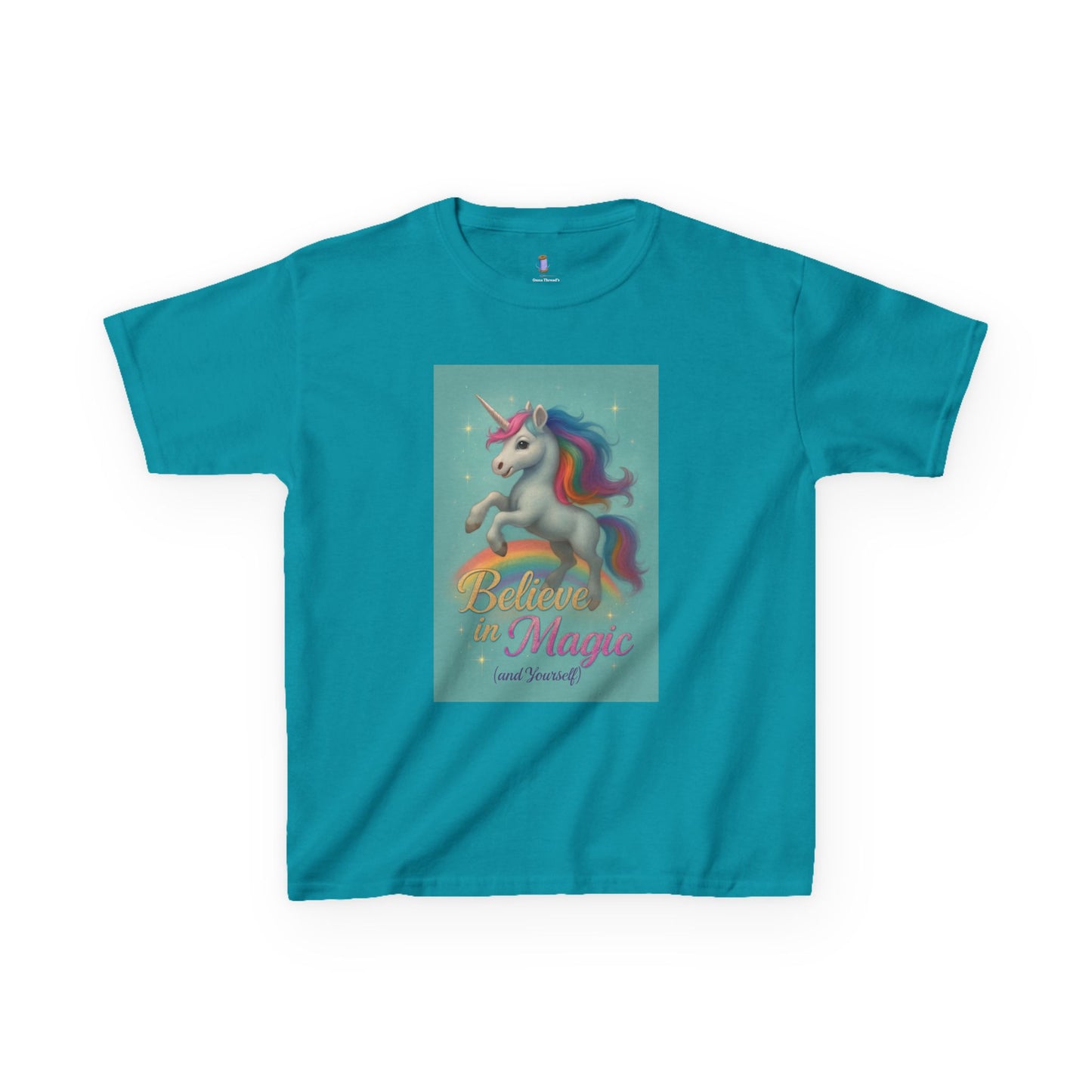 Unicorn Magic Kids Tee - Believe in Magic, Kids T-Shirt, Unicorn Shirt, Birthday Gift, Playtime Apparel