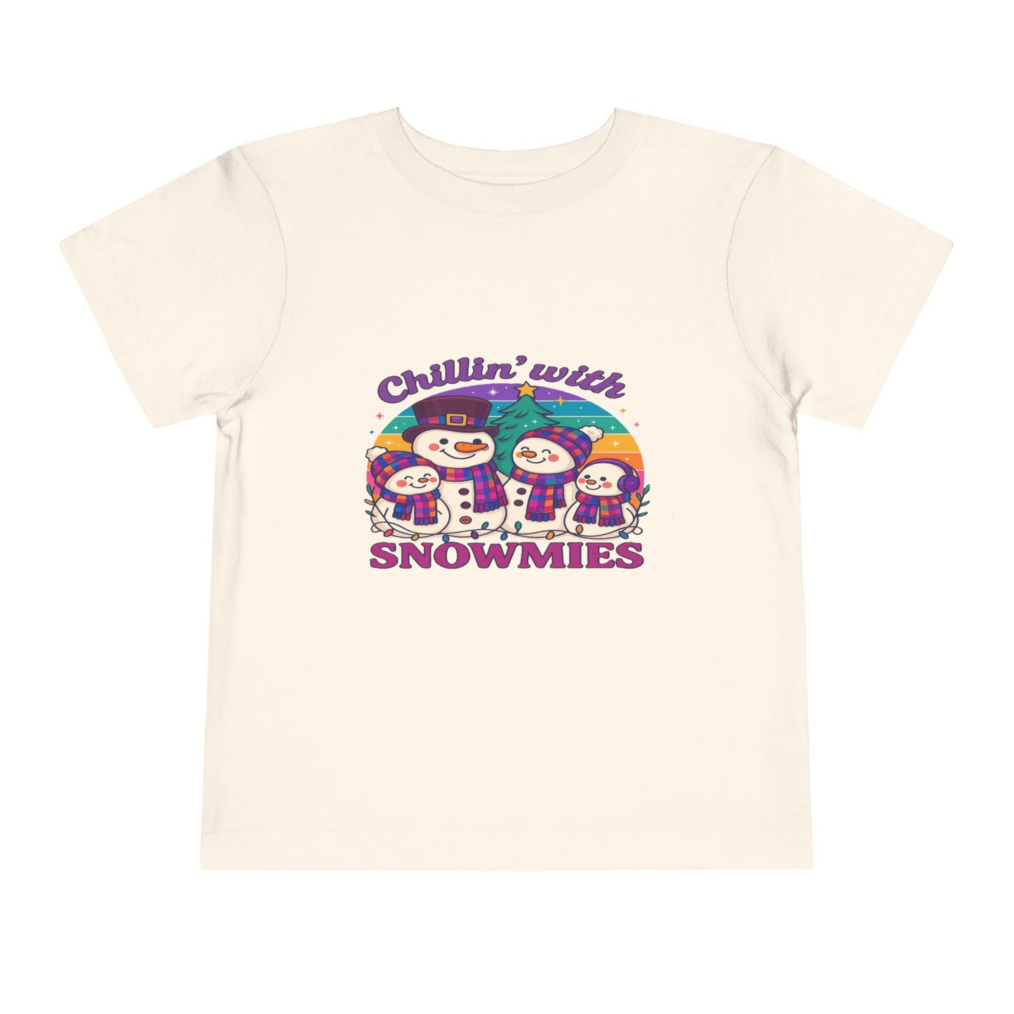 Chillin' with Snowmies Toddler Christmas Tee