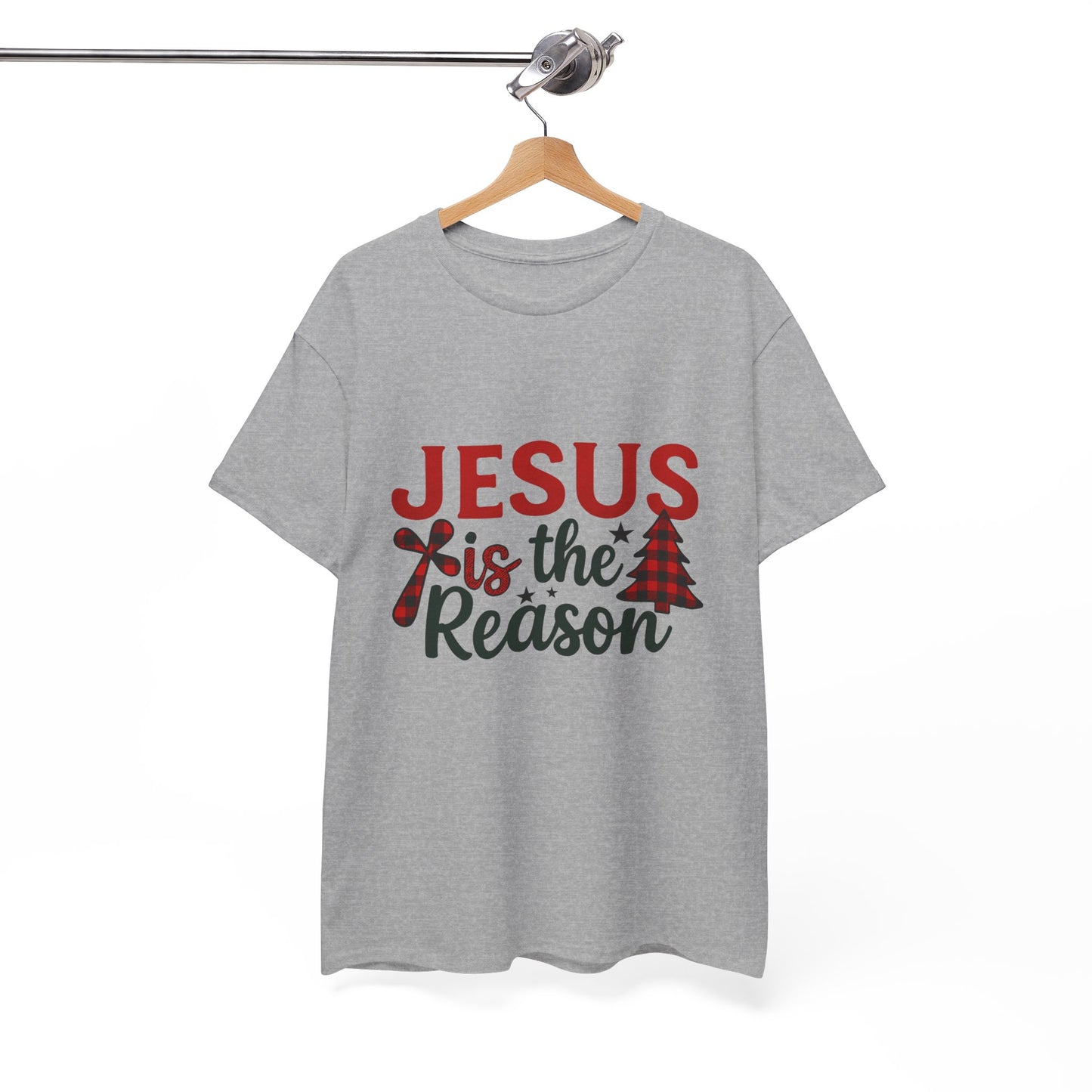 Jesus is the Reason Christmas Tee - Faith-Based Holiday Gift