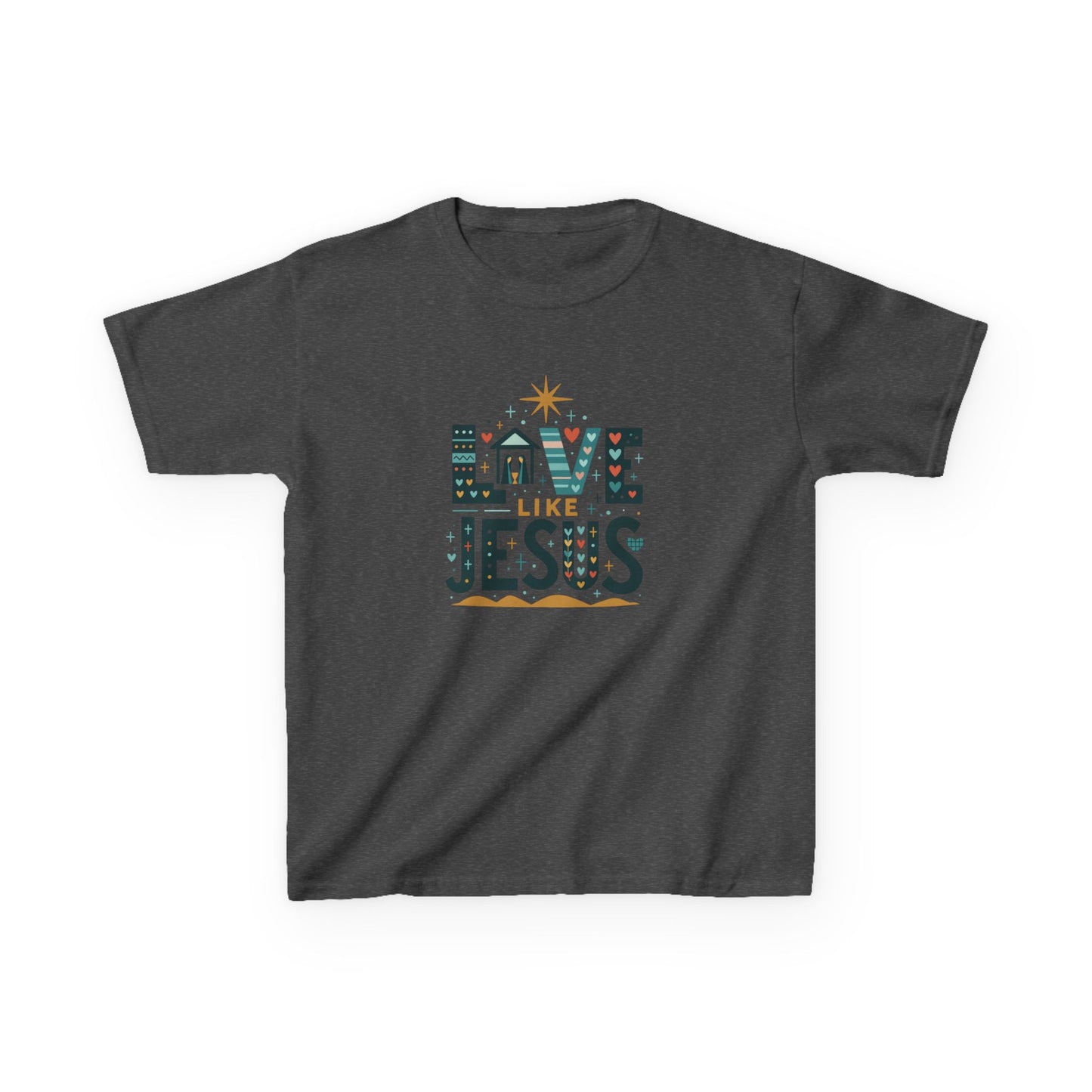 Love Like Jesus - Dino Christmas Tee